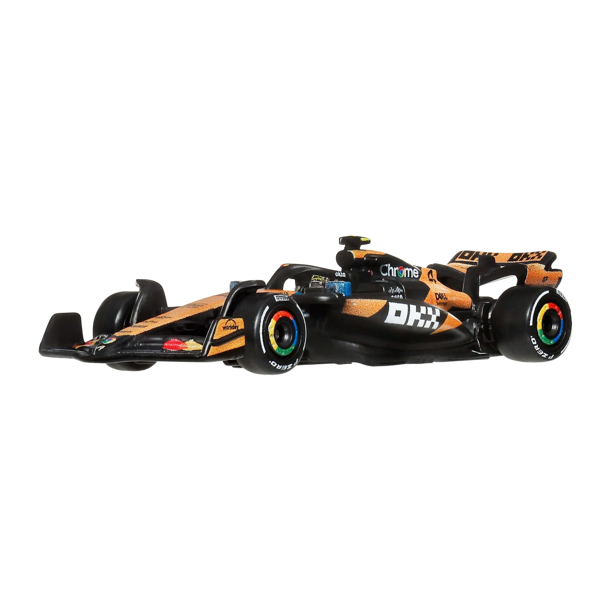 Hot Wheels Premium Formuła 1 Metalowy samochód bolid F1 w skali 1:64 McLaren – Lando Norris #4 Auto dla kolekcjonerów - Image 2