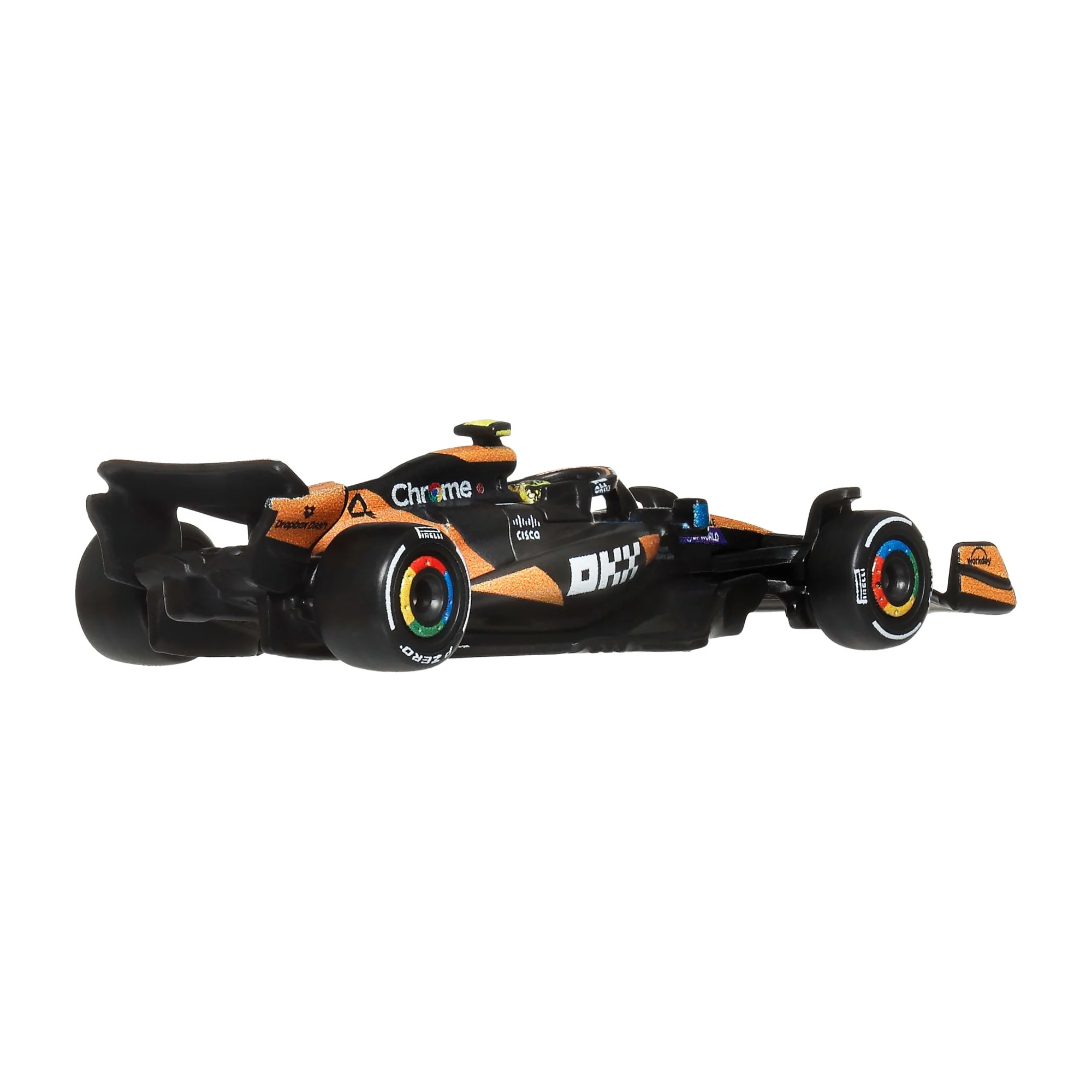 Hot Wheels Premium Formuła 1 Metalowy samochód bolid F1 w skali 1:64 McLaren – Lando Norris #4 Auto dla kolekcjonerów - Image 4
