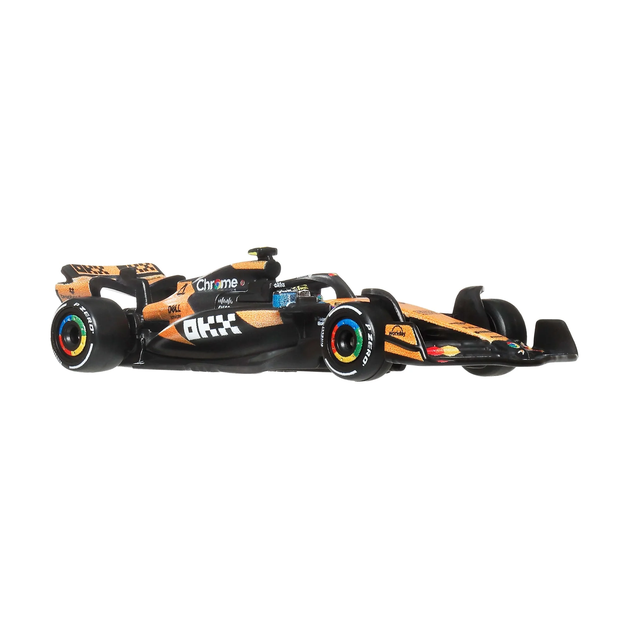 Hot Wheels Premium Formuła 1 Metalowy samochód bolid F1 w skali 1:64 McLaren – Lando Norris #4 Auto dla kolekcjonerów - Image 5