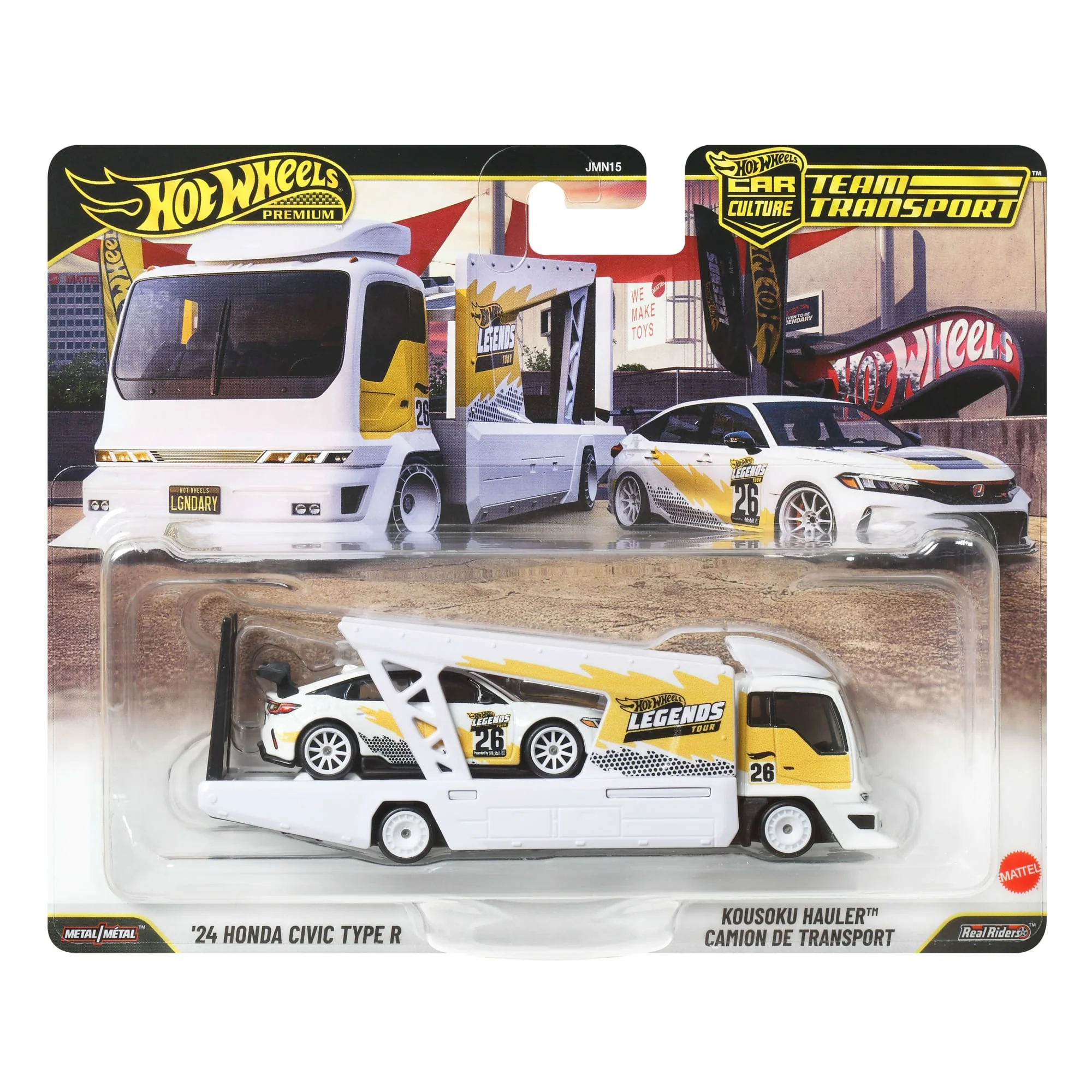 Hot Wheels Legends Team Transport Ve Oyuncak Araba, 2'Li 1:64 Ölçekli Özel Araç Paketi - Image 6