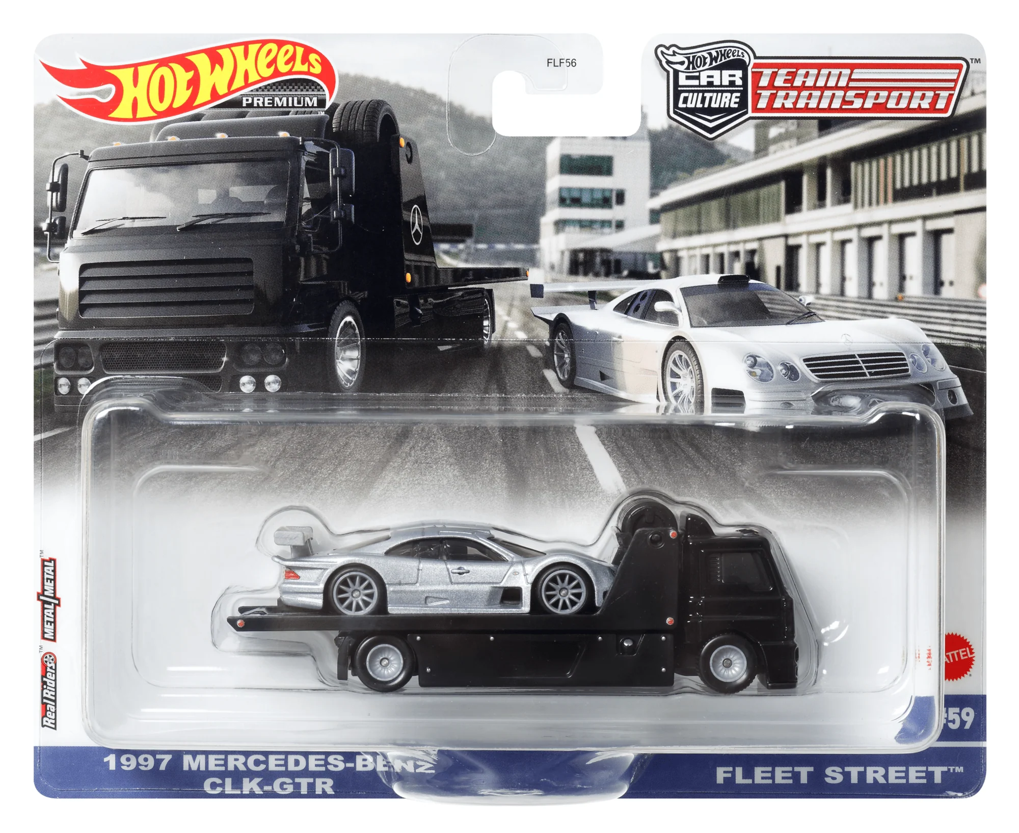 Hot Wheels Team Transport Truck & Race Car, Gift For Racing Collectors - Image 7