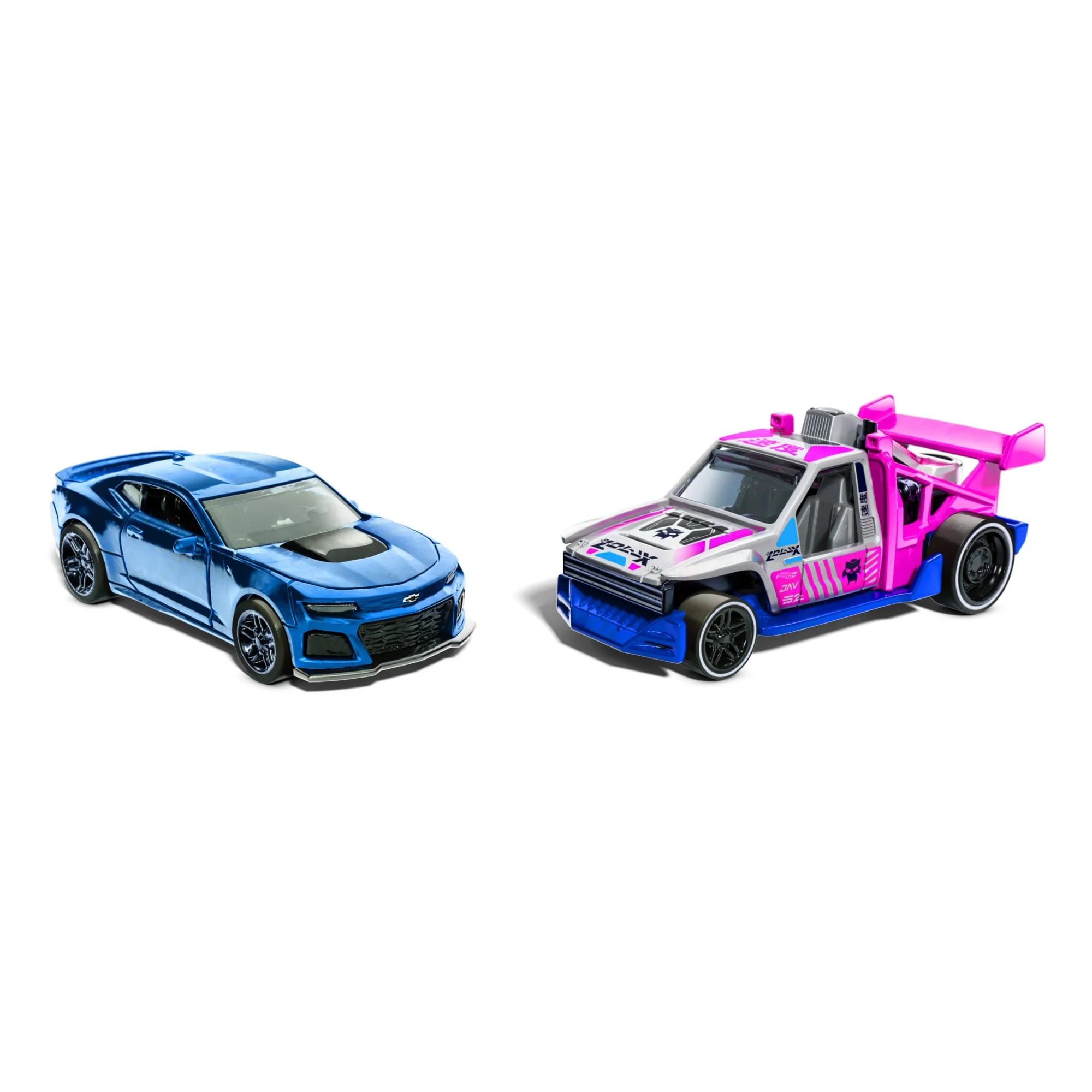 Hot Wheels Pull-Back Speeders 2 Toy Cars In 1:43 Scale, Pull Cars Backward & Release To Race - Image 3