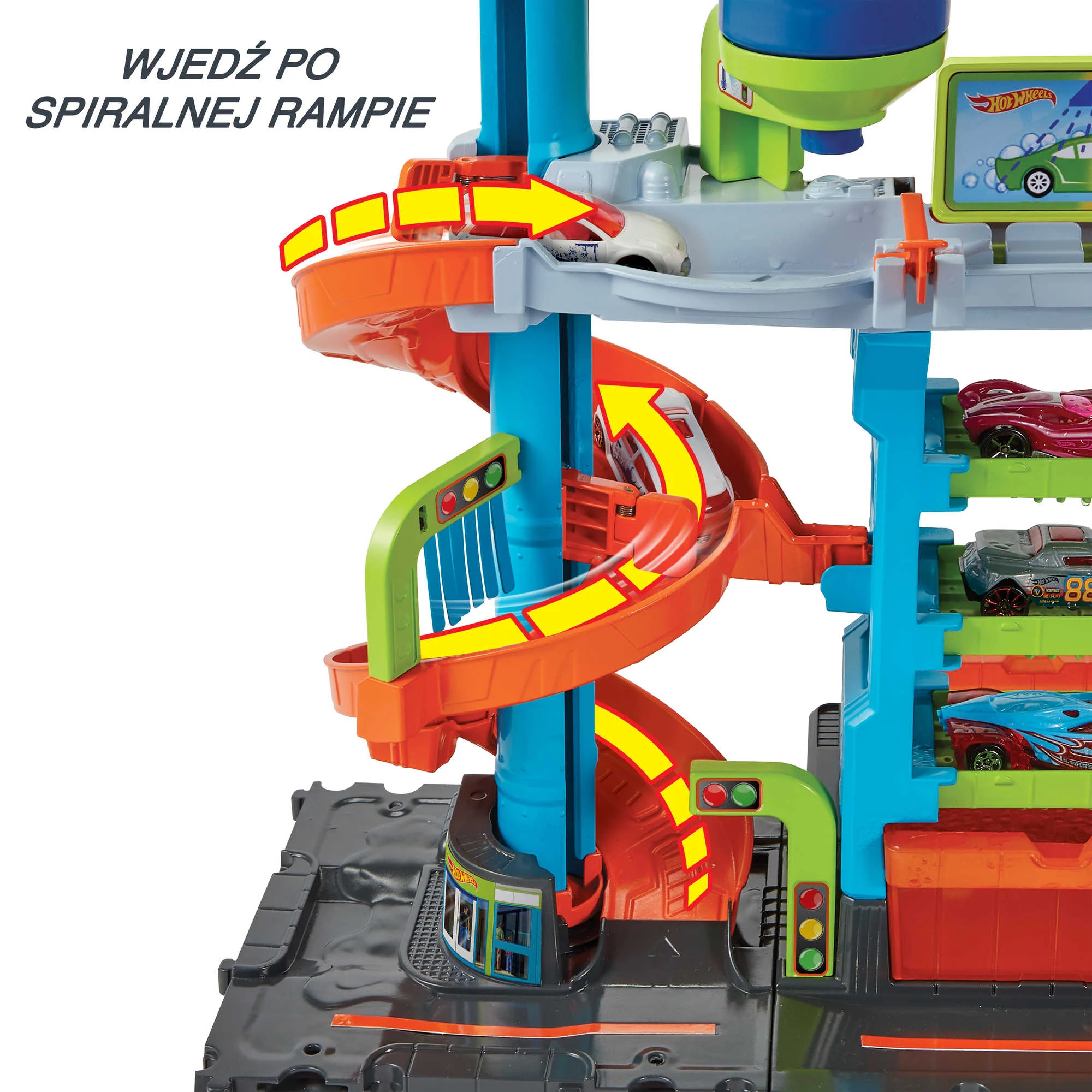 Hot Wheels® City Zakręcona megamyjnia - Image 3