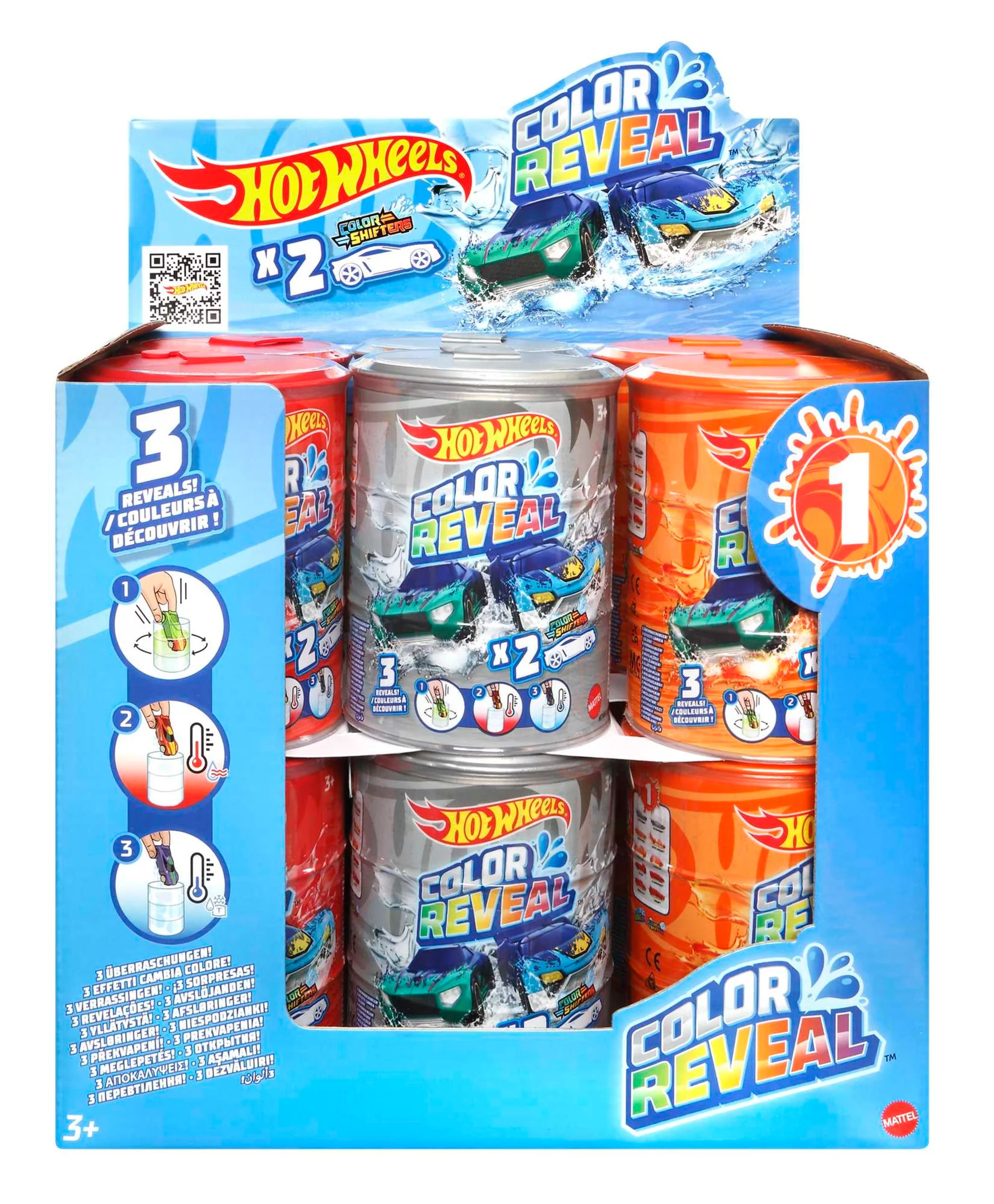 Hot Wheels® Color Reveal™ 2-pak samochodów Asortyment - Image 7