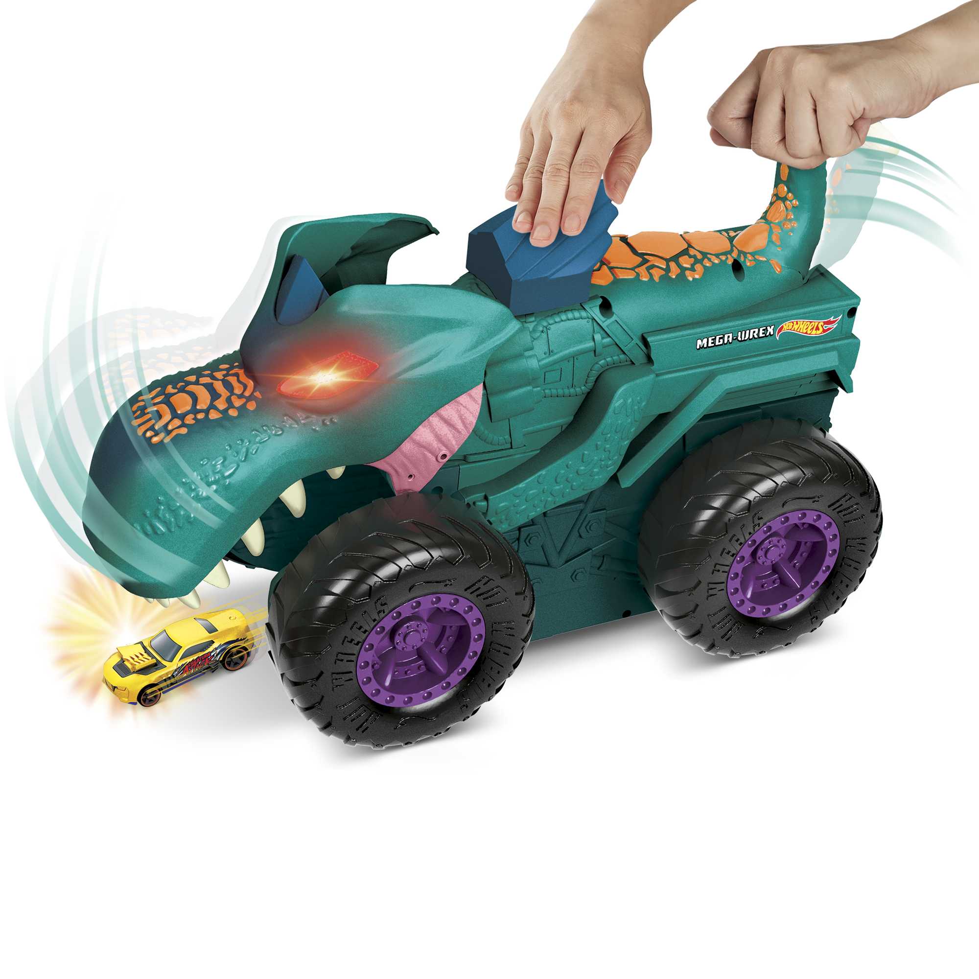 Hot Wheels® Monster Trucks Pożeracz aut Mega Wrex - Image 5