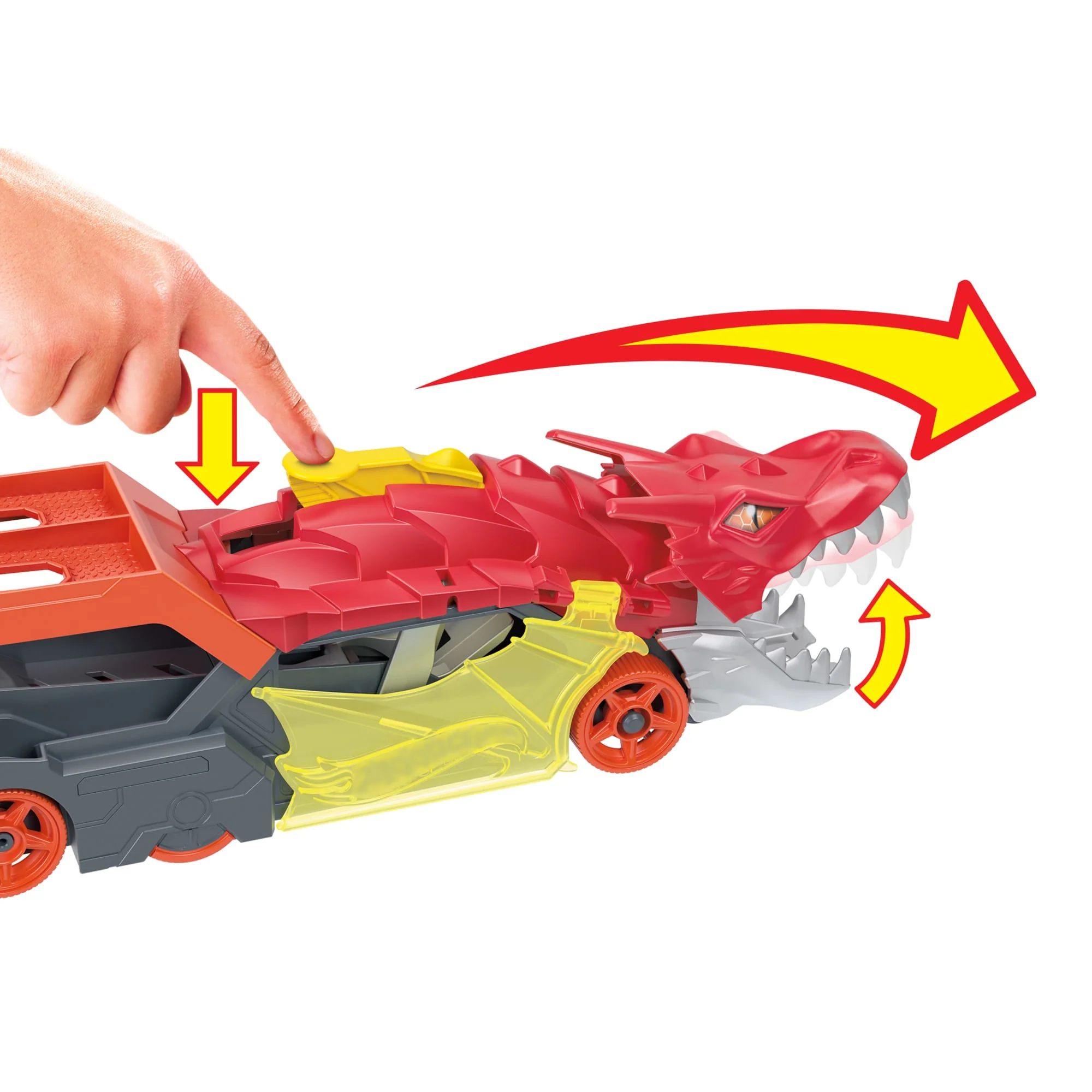 Hot Wheels Smok Transporter-wyrzutnia Zabawka dla dzieci od 3 roku życia - Image 2
