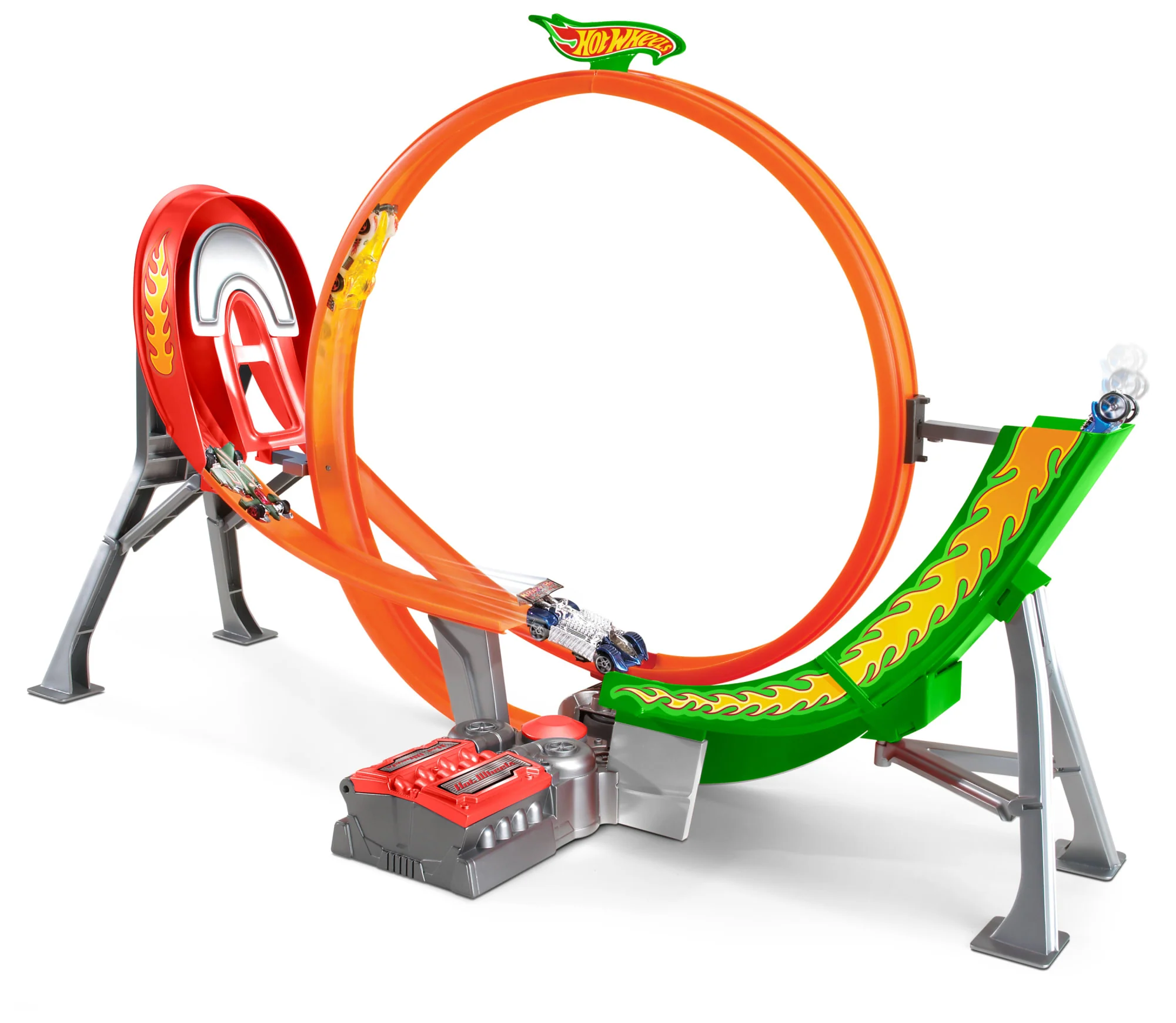 Hot Wheels Track Builder Tor rajdowy z napędem Power Shift - Image 3