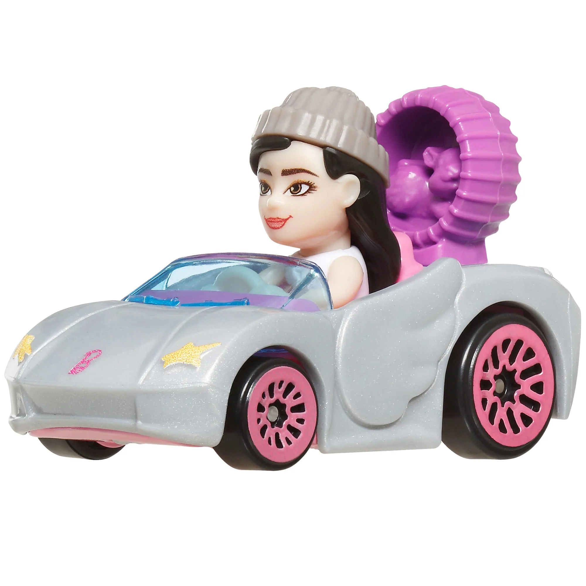 Hot Wheels Racerverse Barbie 3'Lü Paket, Sabit Figürlerin Bulunduğu 3'Lü Metal Oyuncak Araba Seti (Stiller Çeşitlilik Gösterebilir) - Image 2