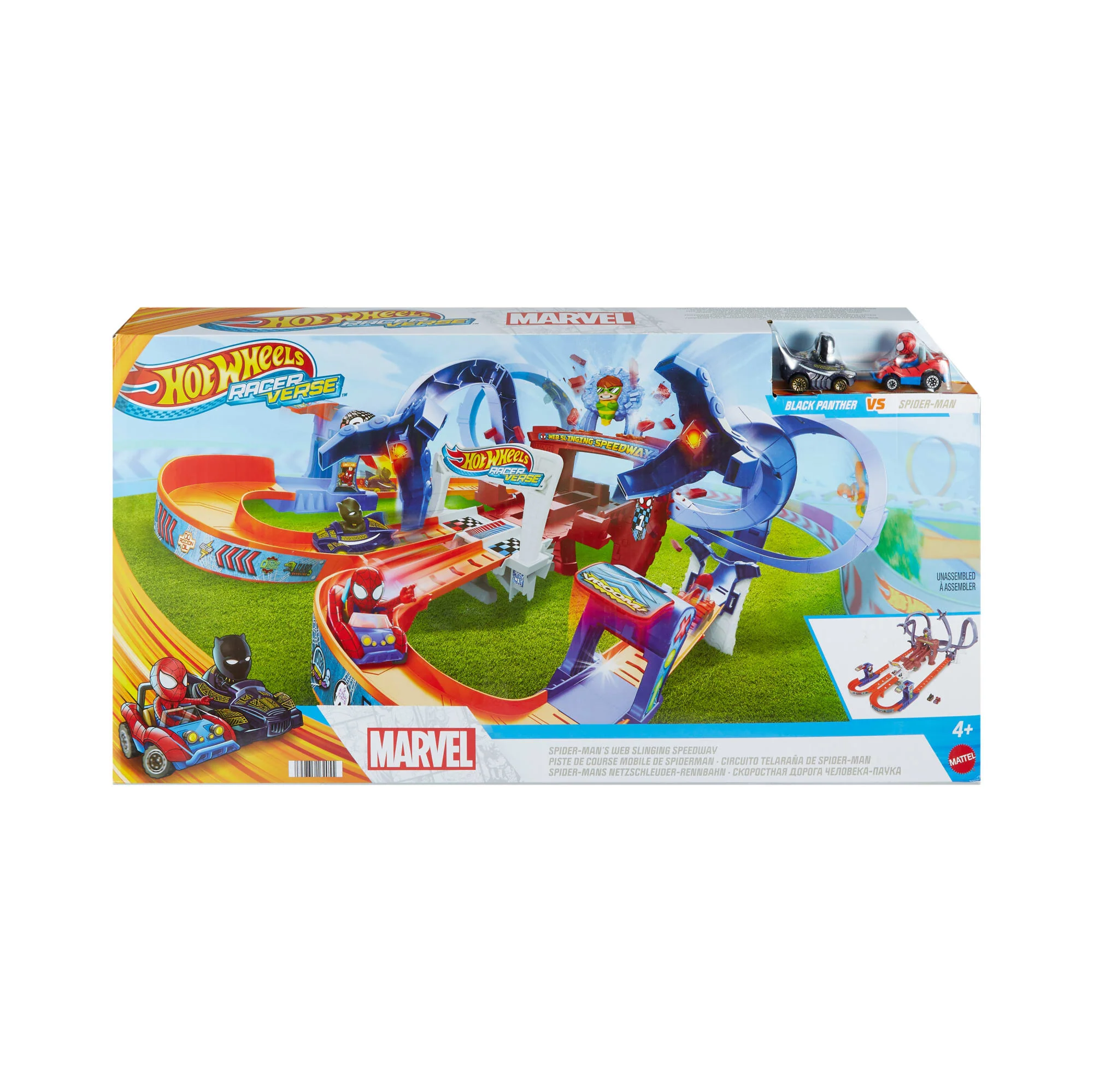 Hot Wheels-Racerverse-Piste De Course Mobile De Spiderman-Coffret - Image 6