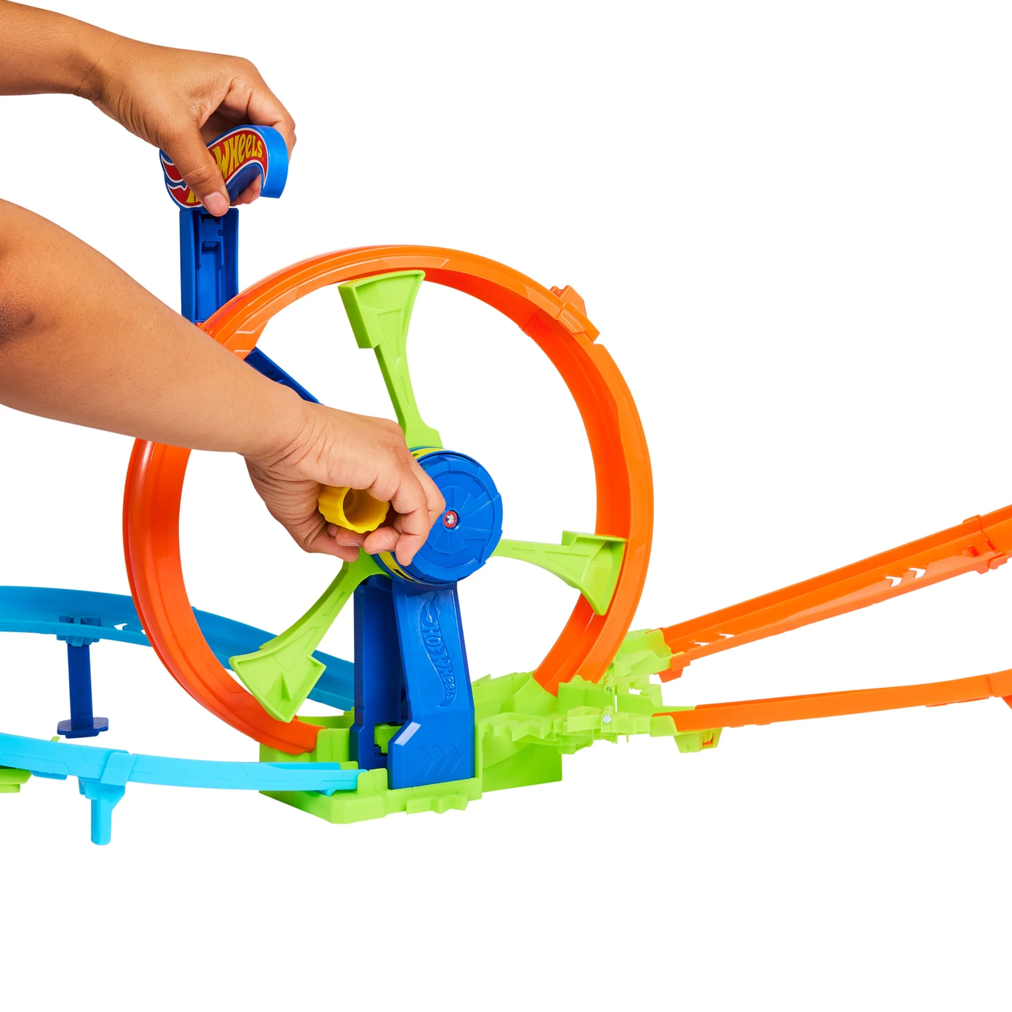 Hot Wheels Razendsnel Lanceren En Loopen, Speelset Met Metalen Speelgoedauto Schaal 1:64, Crash- En Baanset - Image 3
