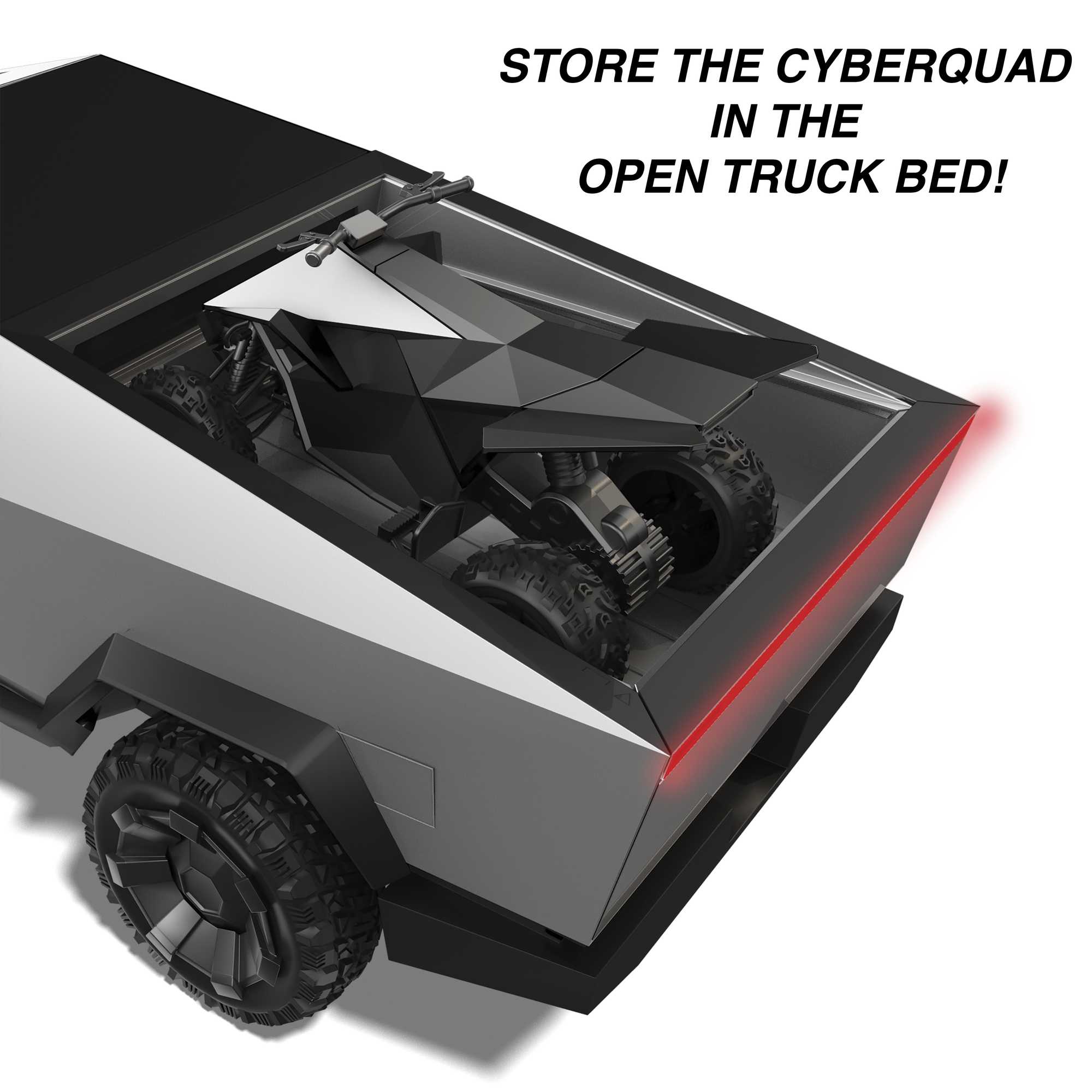 Hot Wheels Rc 1:10 Tesla Cybertruck - Image 3