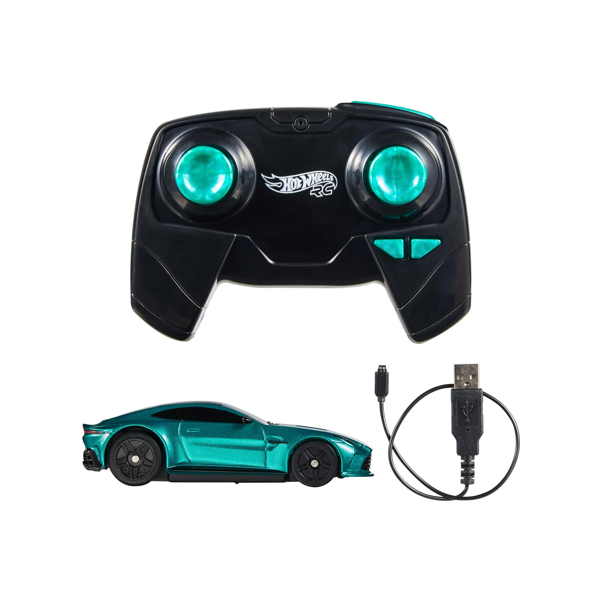 Coche De Carreras Aston Martin Vantage De Hot Wheels RC A Escala 1:64, Funciona Con Pilas Y Con Control Remoto - Image 3