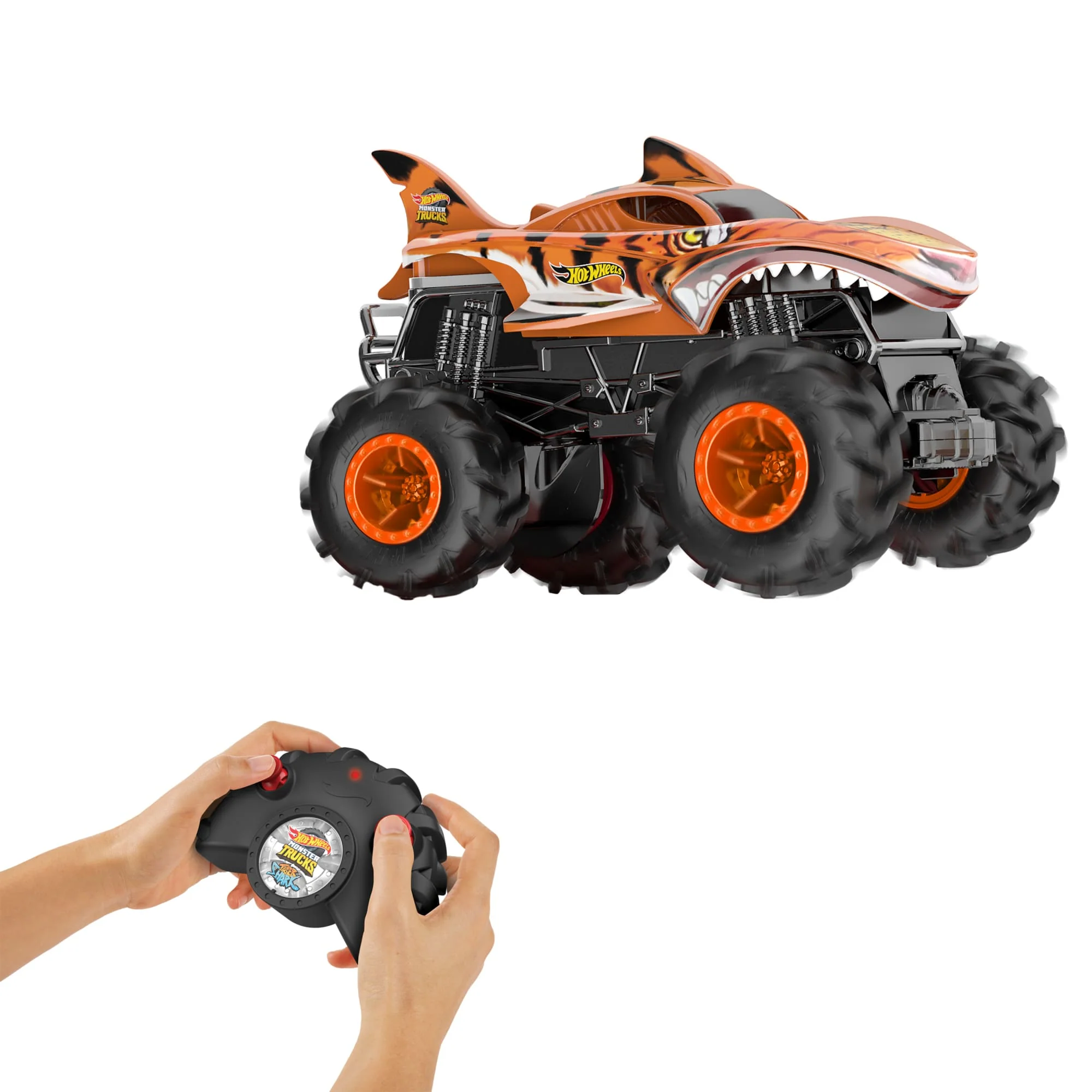 Hot Wheels RC Monster Trucks Tigerhai RC Im Maßstab 1:24, Ferngesteuerter Spielzeugtruck - Image 2