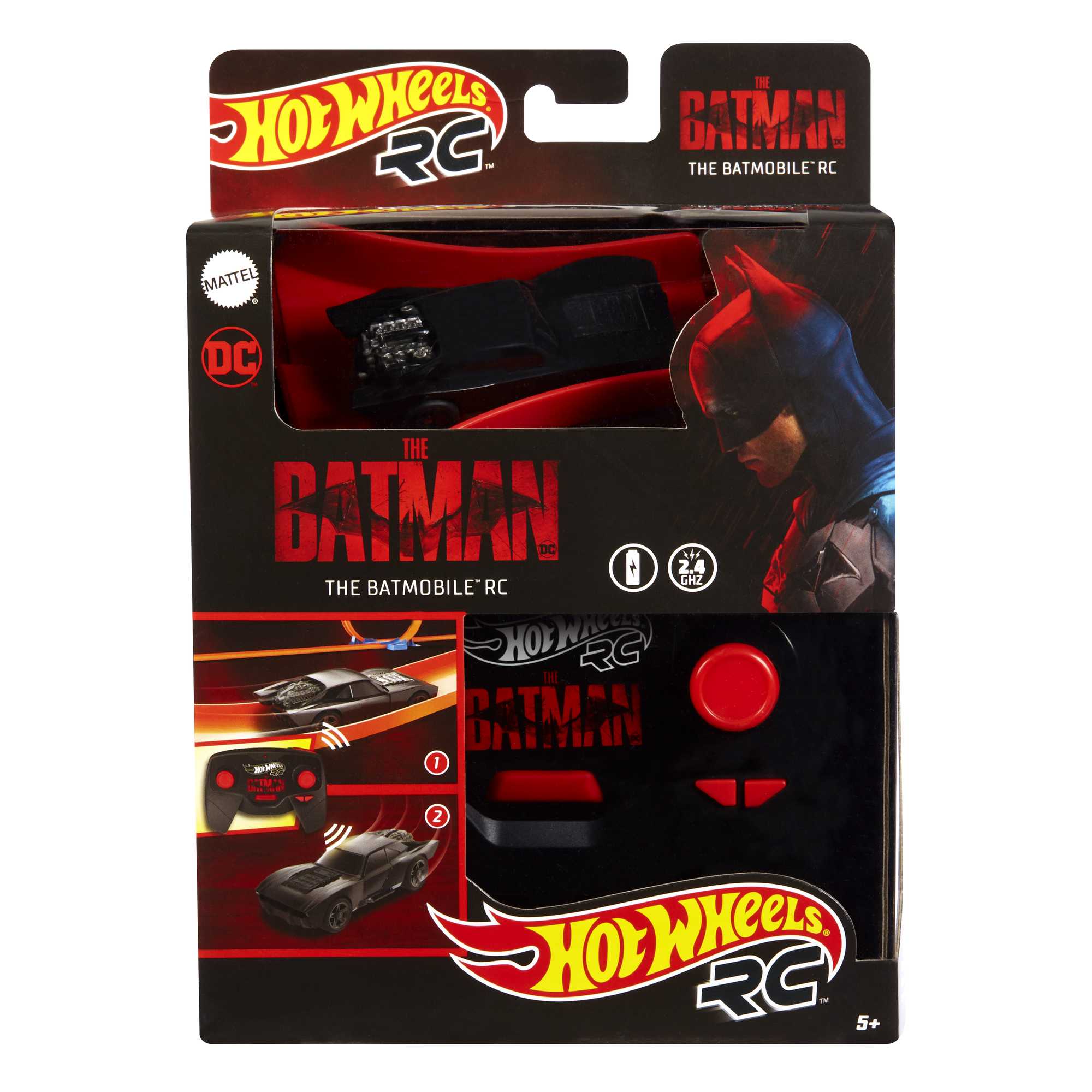 Hot Wheels RC The Batman 1:64 Scale Batmobile Vehicle - Image 6