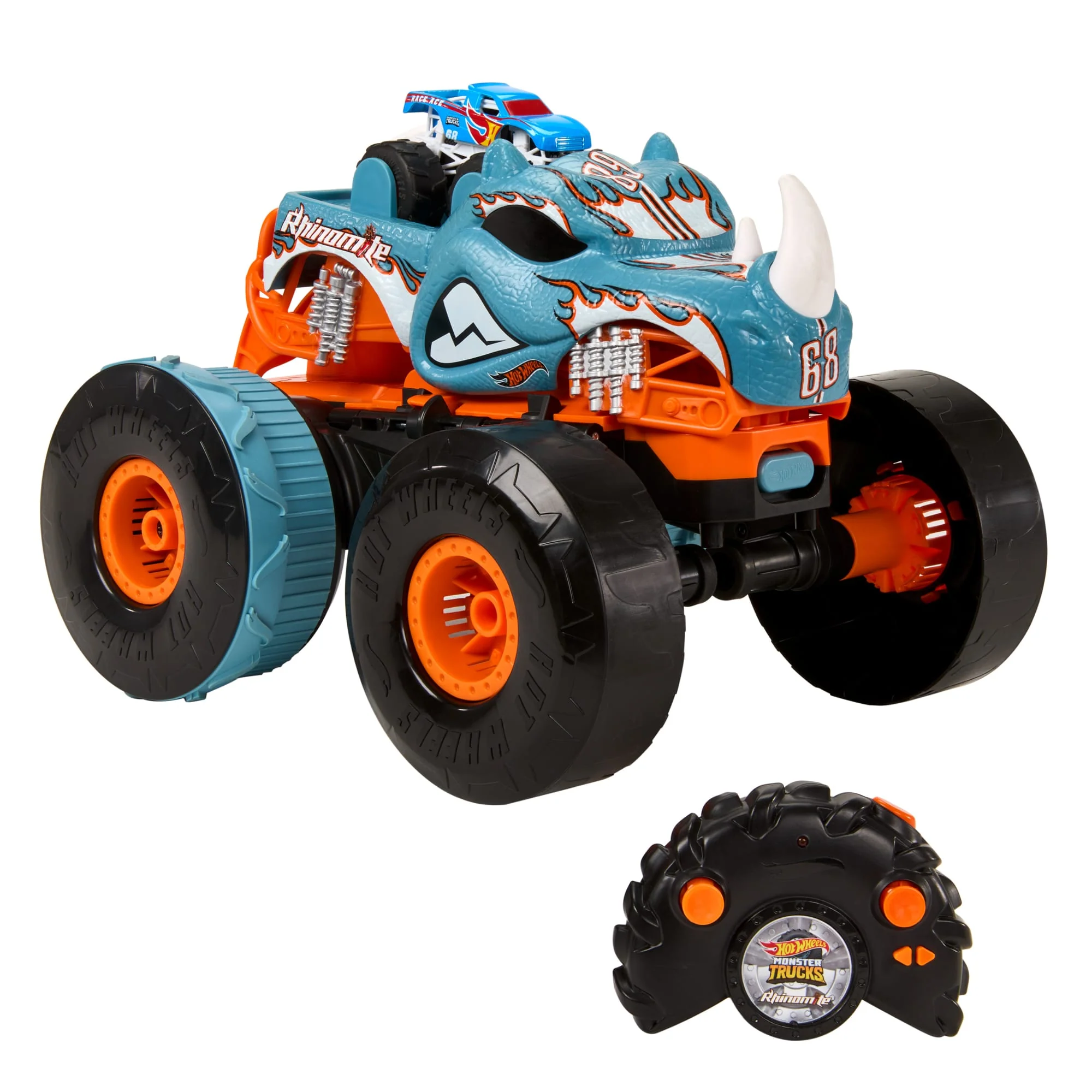 Hot Wheels-Rhinomite Transformable Radiocommandé 1/12 Race Ace 1/64 - Image 2