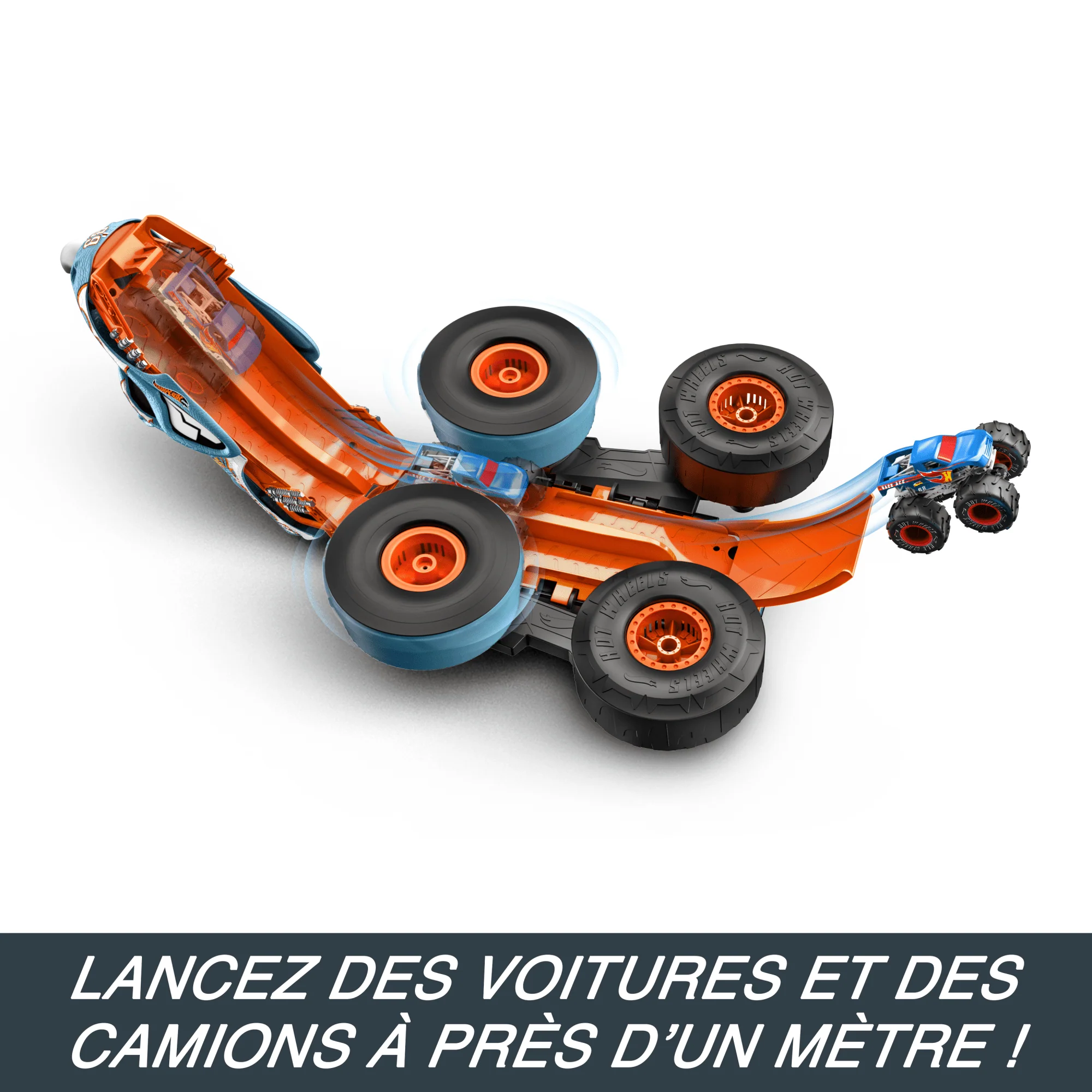 Hot Wheels-Rhinomite Transformable Radiocommandé 1/12 Race Ace 1/64 - Image 7