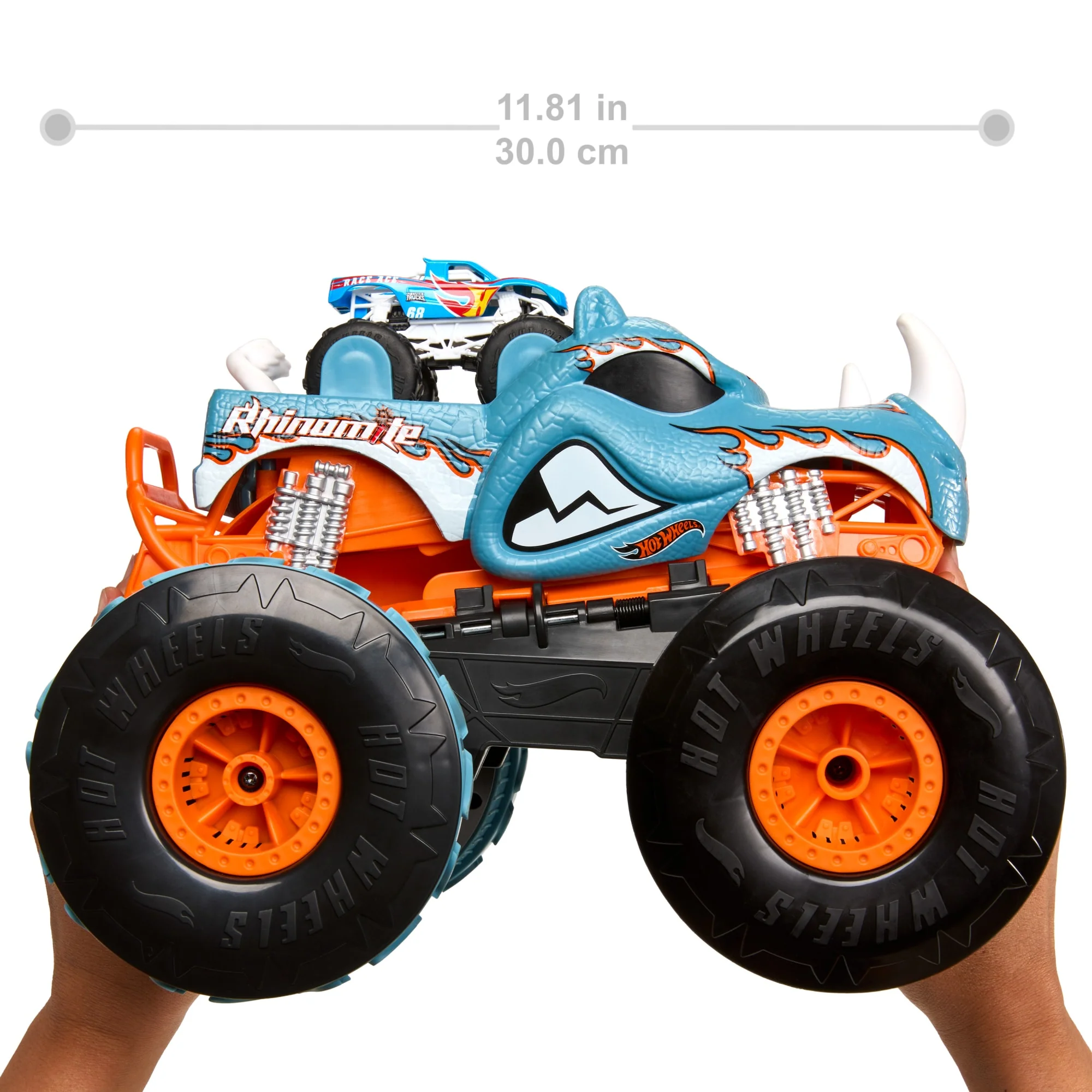 Hot Wheels-Rhinomite Transformable Radiocommandé 1/12 Race Ace 1/64 - Image 8