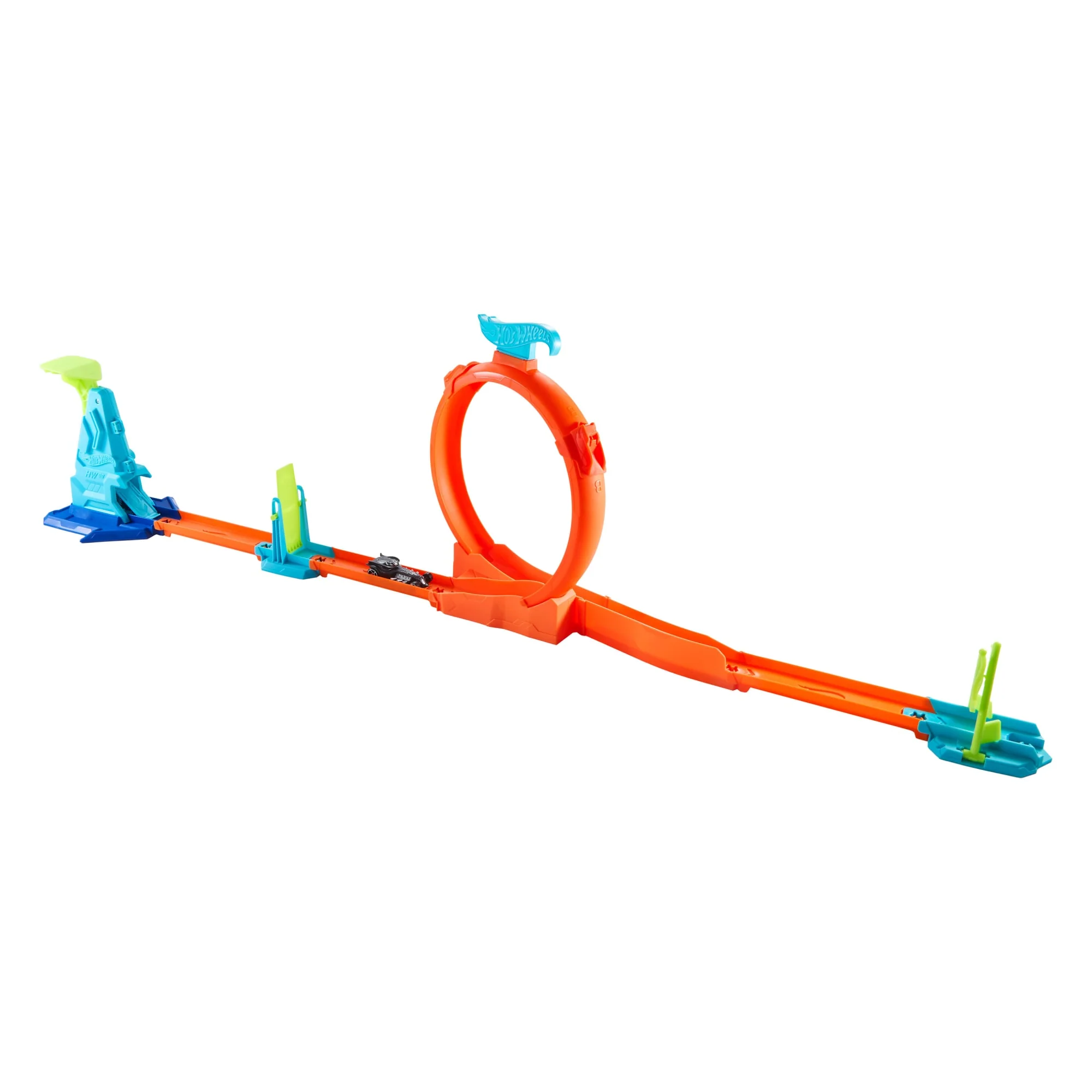 Hot Wheels Şampiyonların Pist Seti Ve 1:64 Ölçekli Metal Araba, Çemberli Veya Rampayla Akrobasi Hareketleri (Stiller Çeşitlilik Gösterebilir) - Image 4