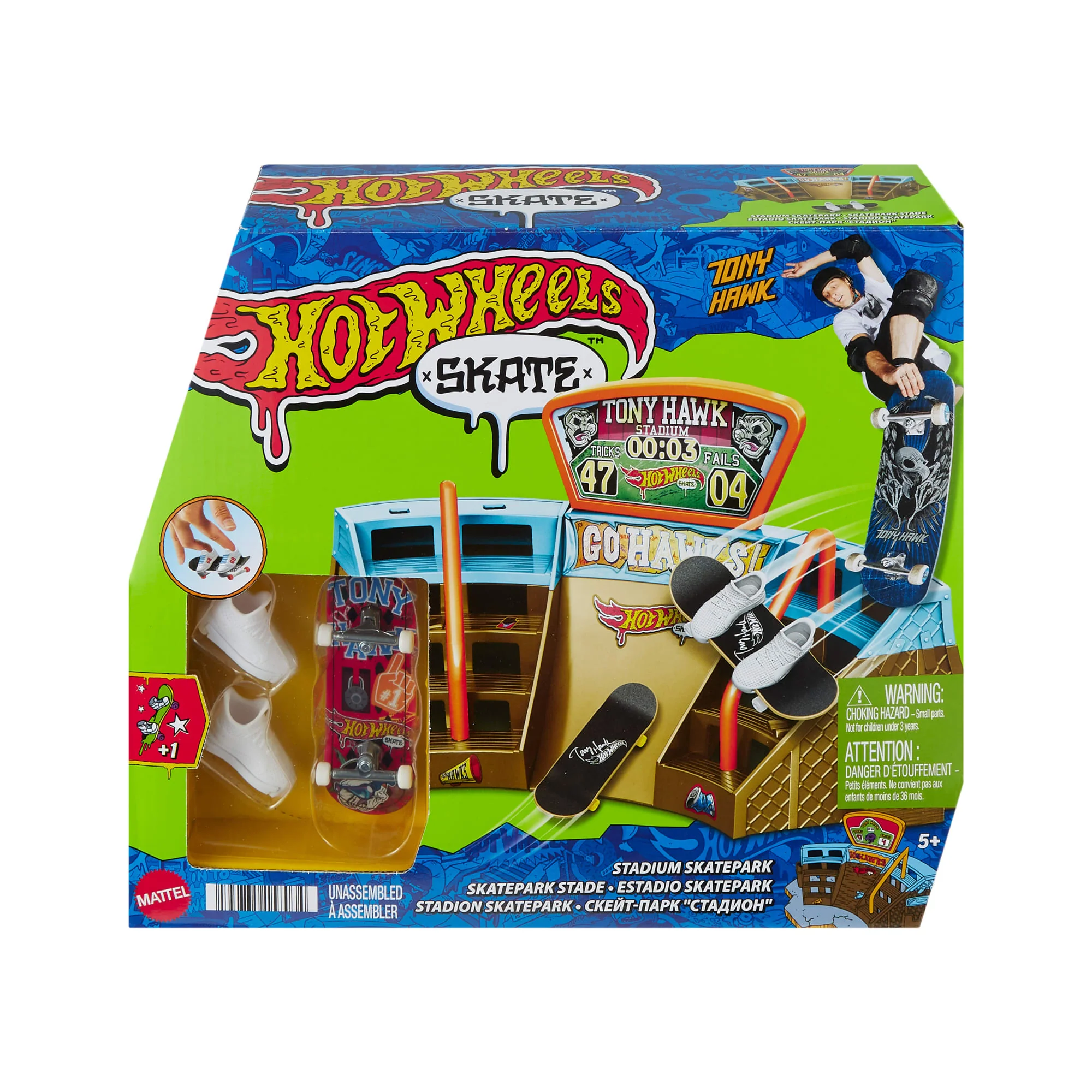 Hot Wheels - Skate - Assortiment Coffret Skatepark Drop In - Petite Voiture - 3 Ans Et + - Image 5