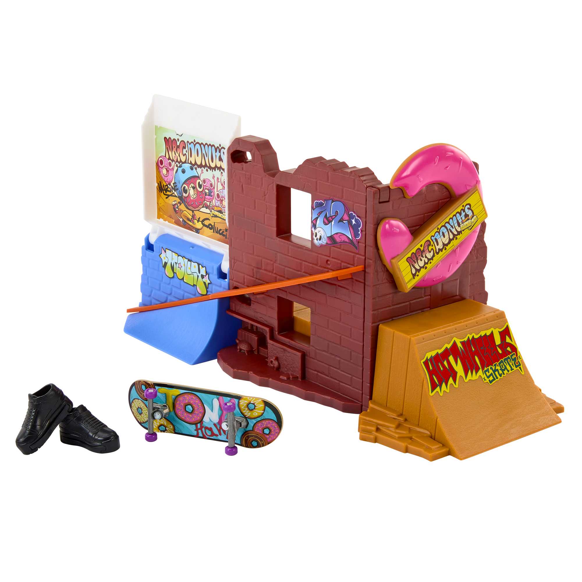 Hot Wheels - Skate - Assortiment Coffret Skatepark Drop In - Petite Voiture - 3 Ans Et + - Image 8