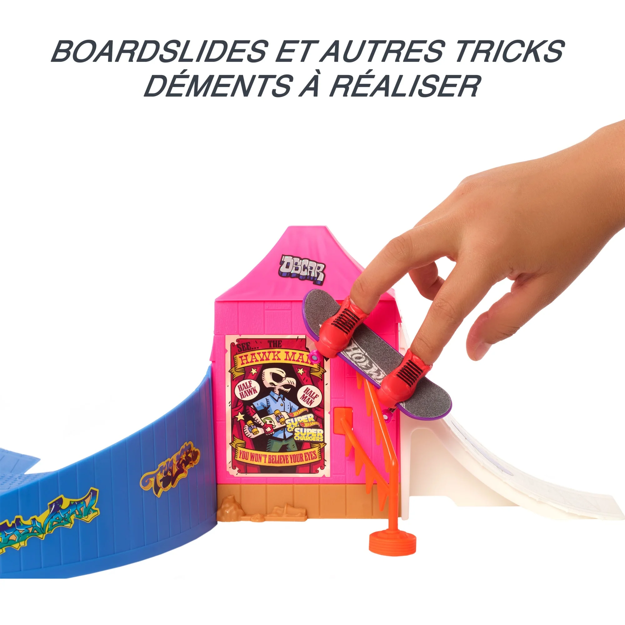 Hot Wheels - Skate - Coffret Skatepark Attractions Tony Hawk - Petite Voiture - 3 Ans Et + - Image 3