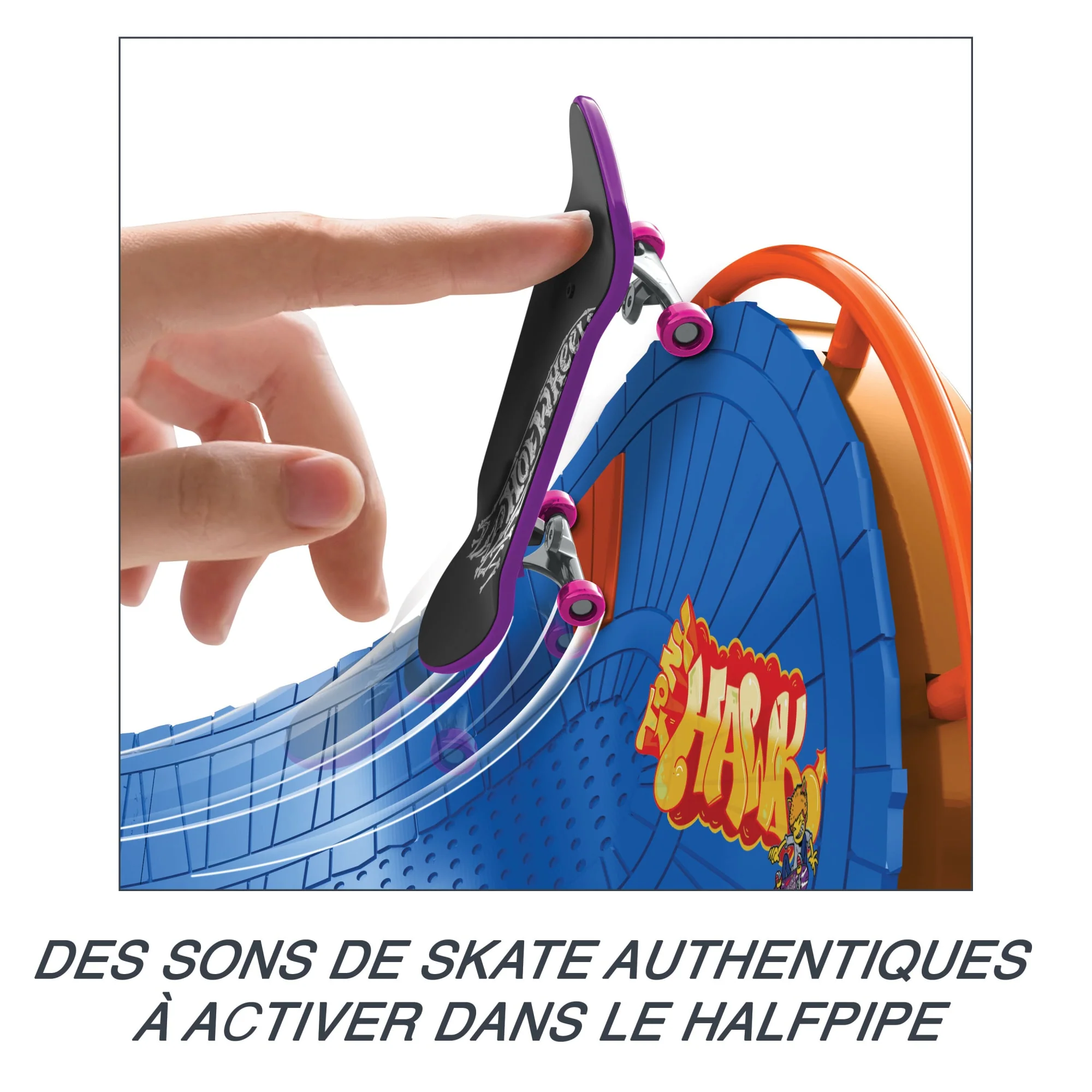 Hot Wheels - Skate - Coffret Skatepark Attractions Tony Hawk - Petite Voiture - 3 Ans Et + - Image 4