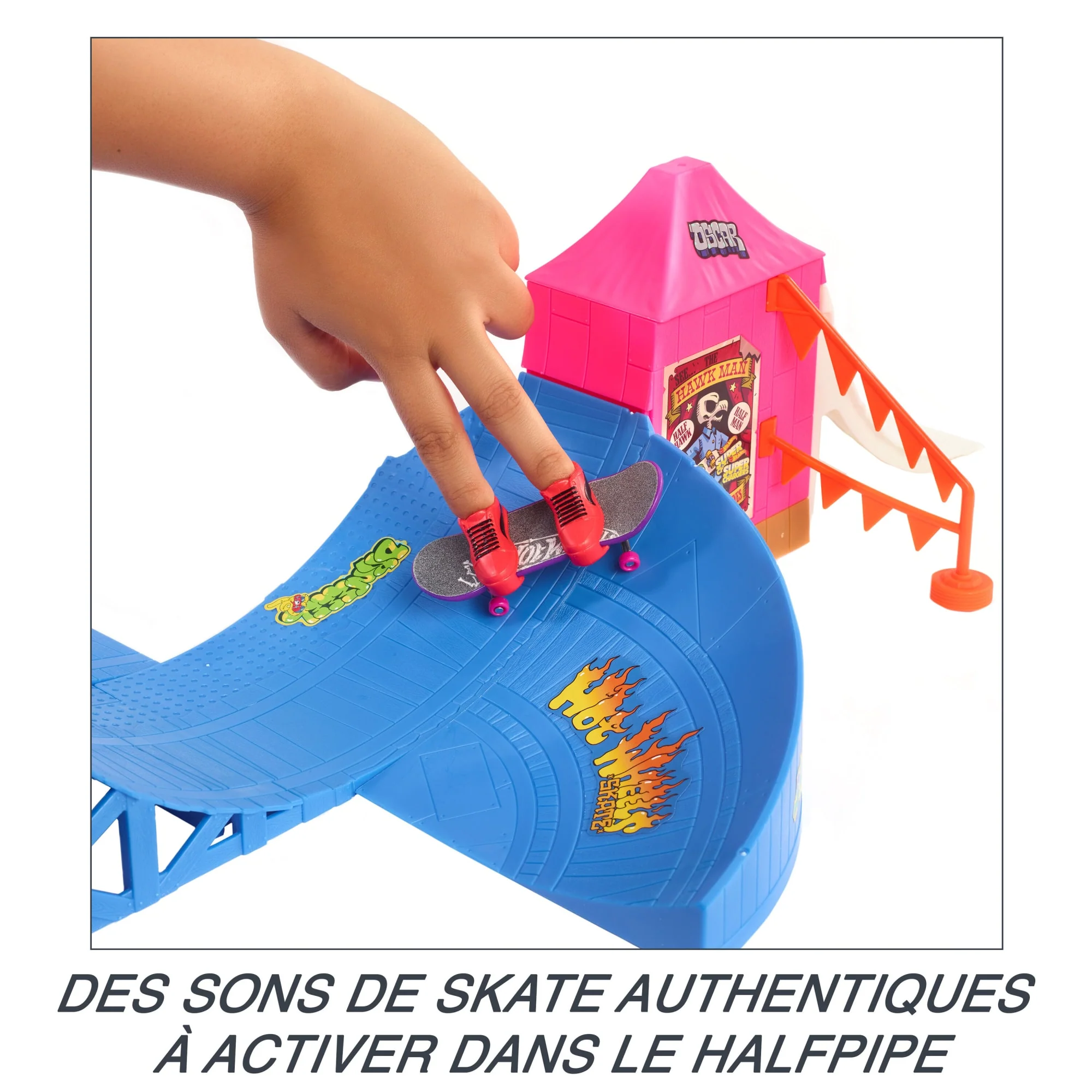 Hot Wheels - Skate - Coffret Skatepark Attractions Tony Hawk - Petite Voiture - 3 Ans Et + - Image 5