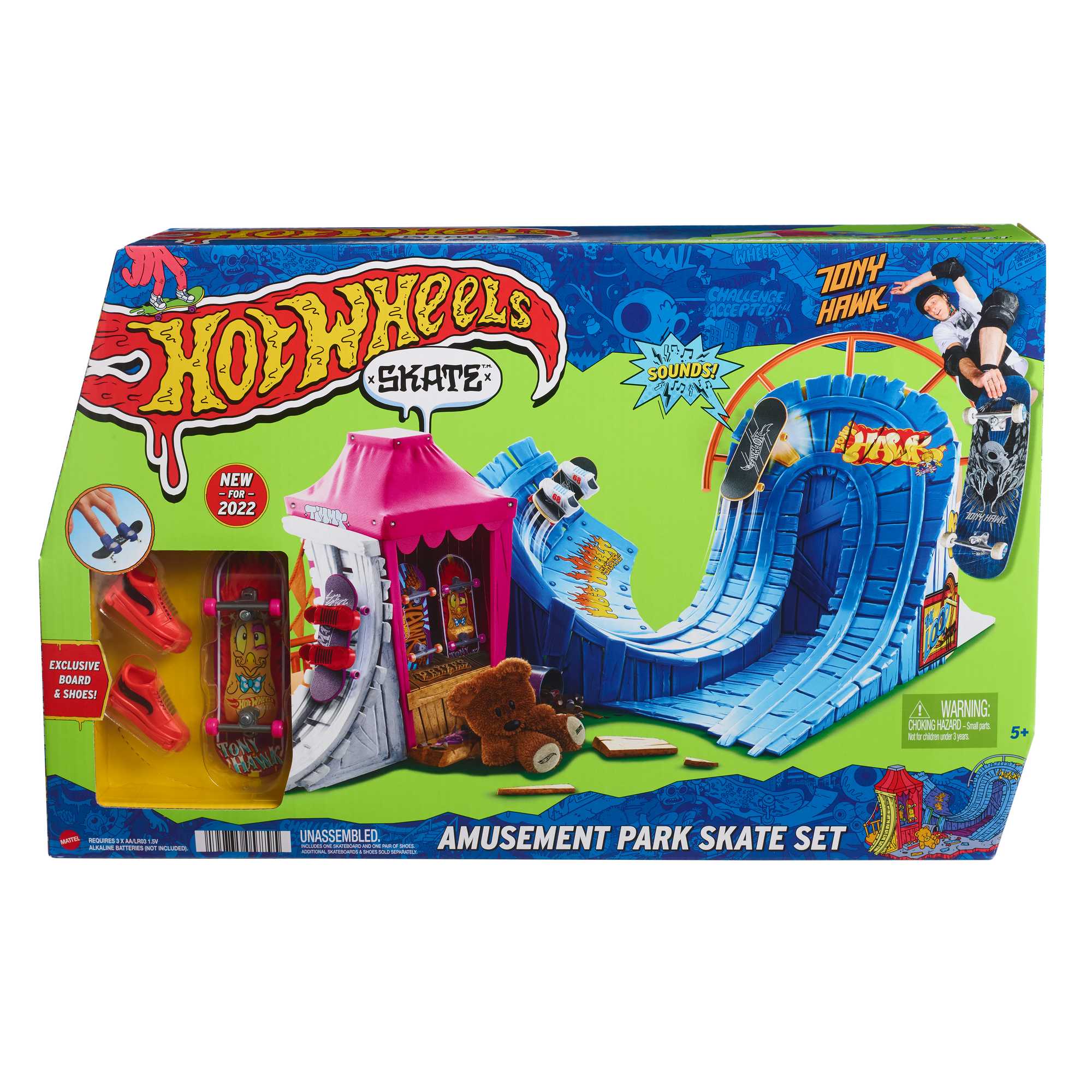 Hot Wheels - Skate - Coffret Skatepark Attractions Tony Hawk - Petite Voiture - 3 Ans Et + - Image 6