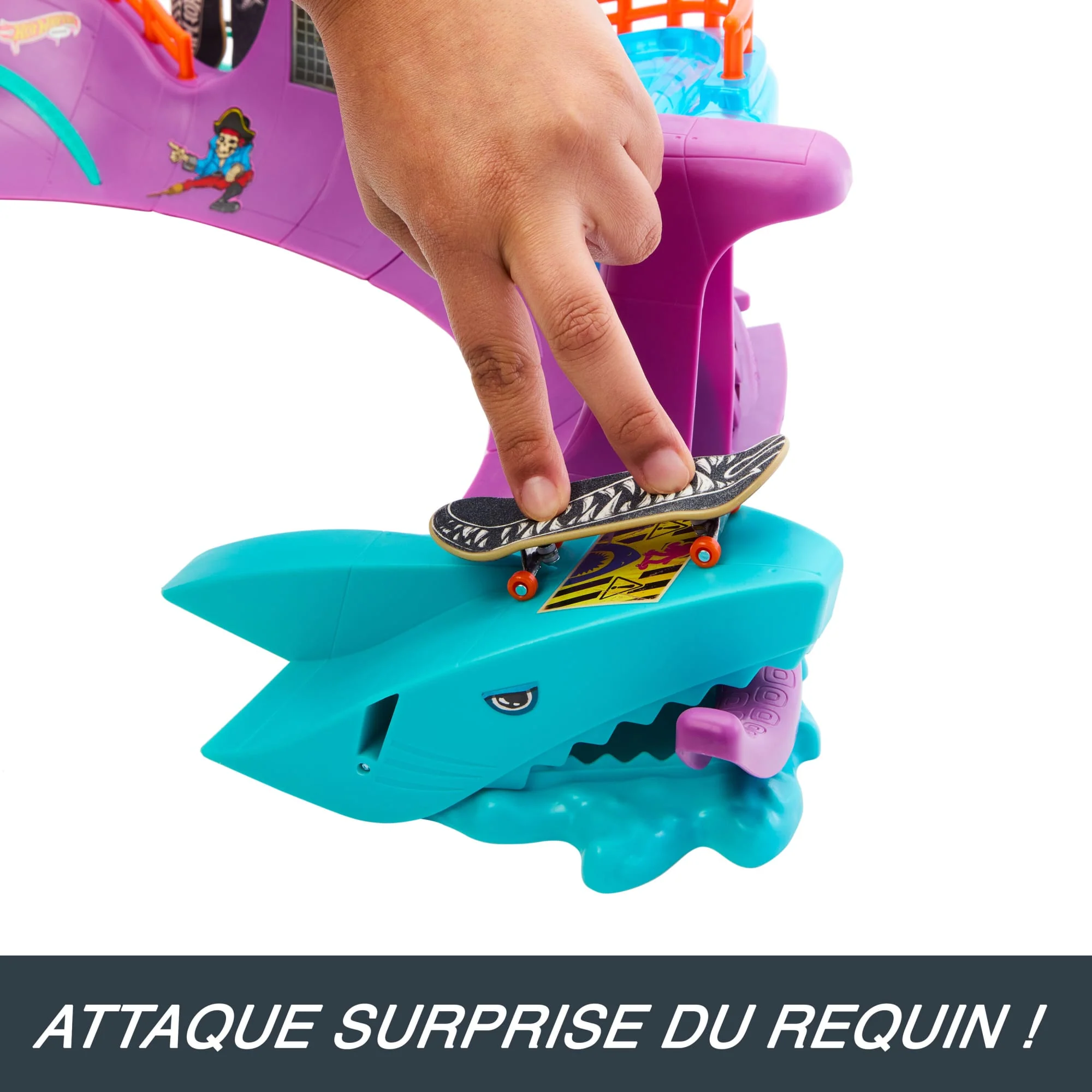Hot Wheels - Skate -  Coffret Skatepark Octopus Avec Fingerboard Exclusif - Petite Voiture - 5 Ans Et + - Image 4