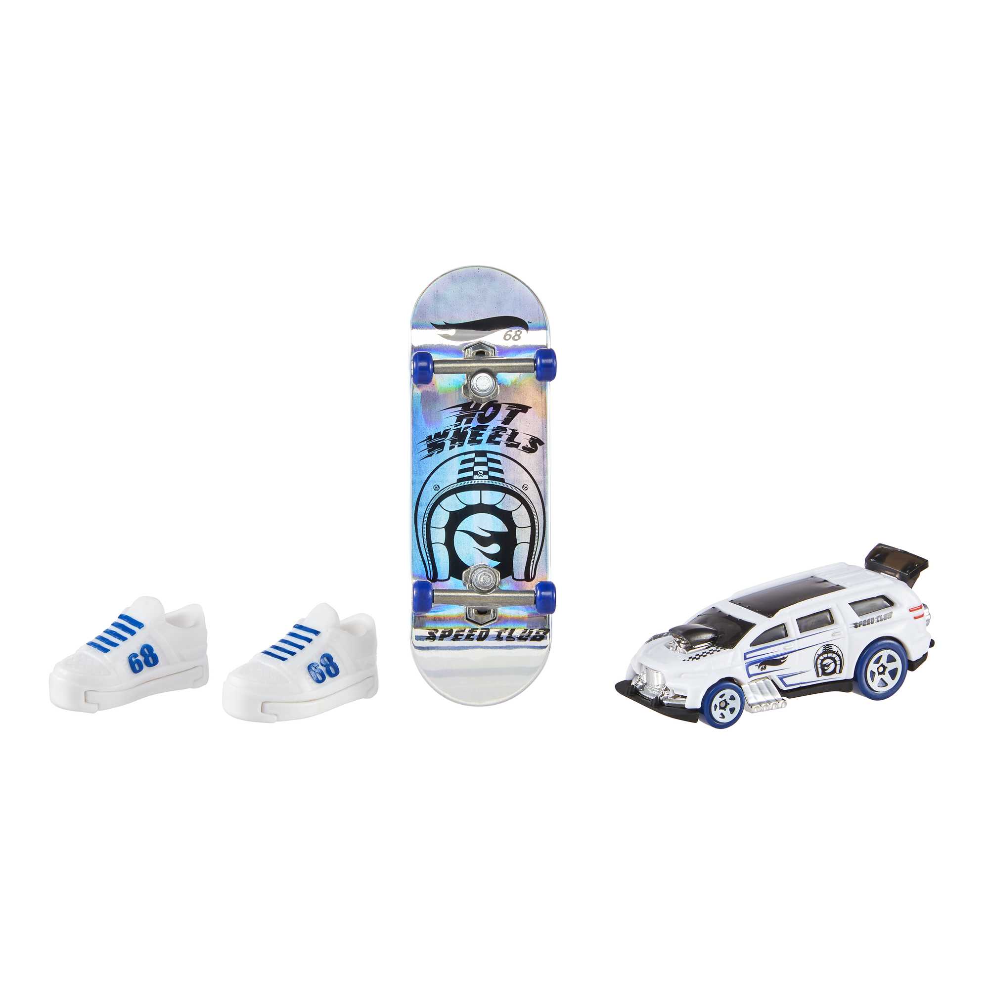 Hot Wheels Skate Set Da Collezione Assortimento Tony Hawk, Con Fingerboard, Scarpine Da Skate E Macchinina (Gli Stili Possono Variare) - Image 8