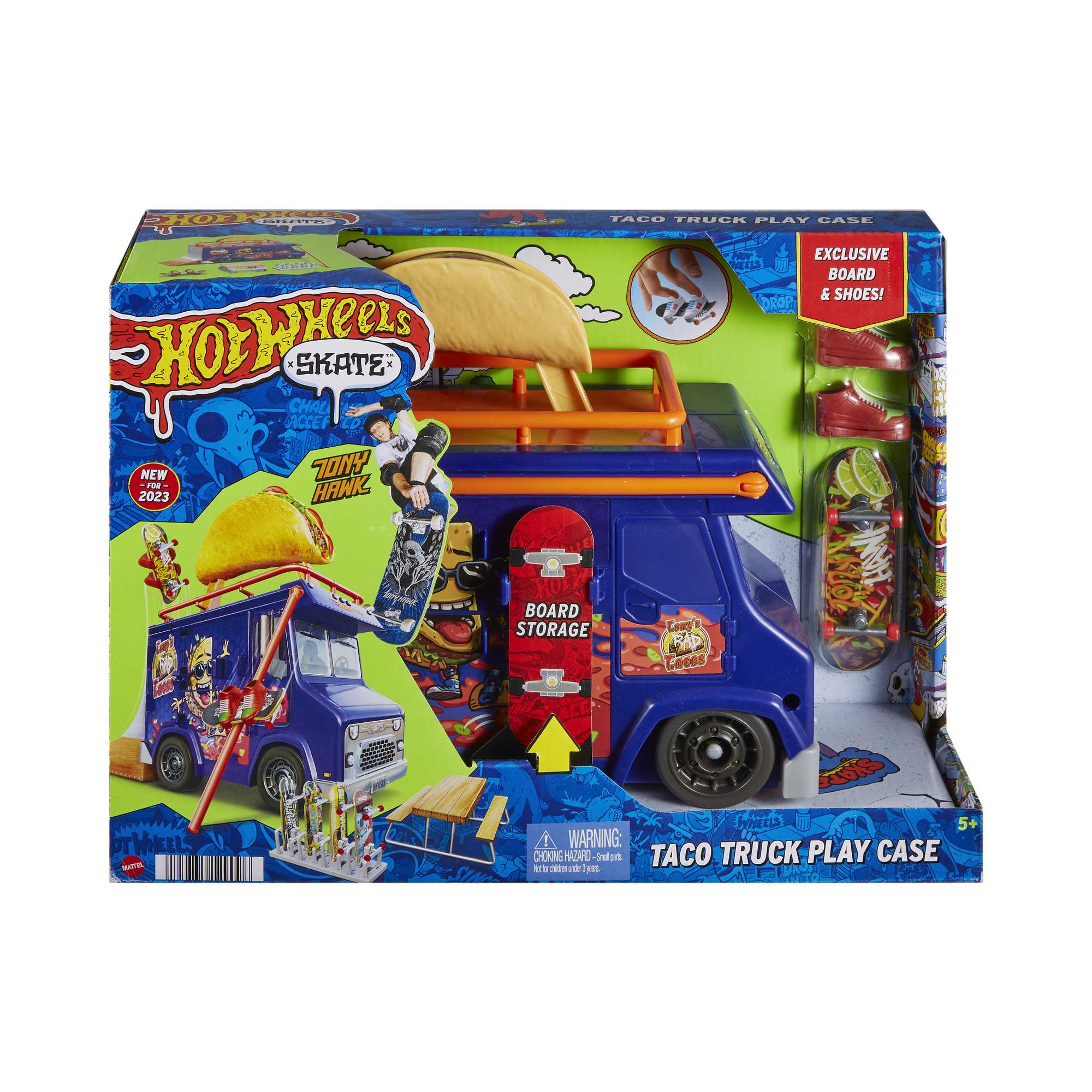 Hot Wheels Skate Taco Truck Play Case - Image 6