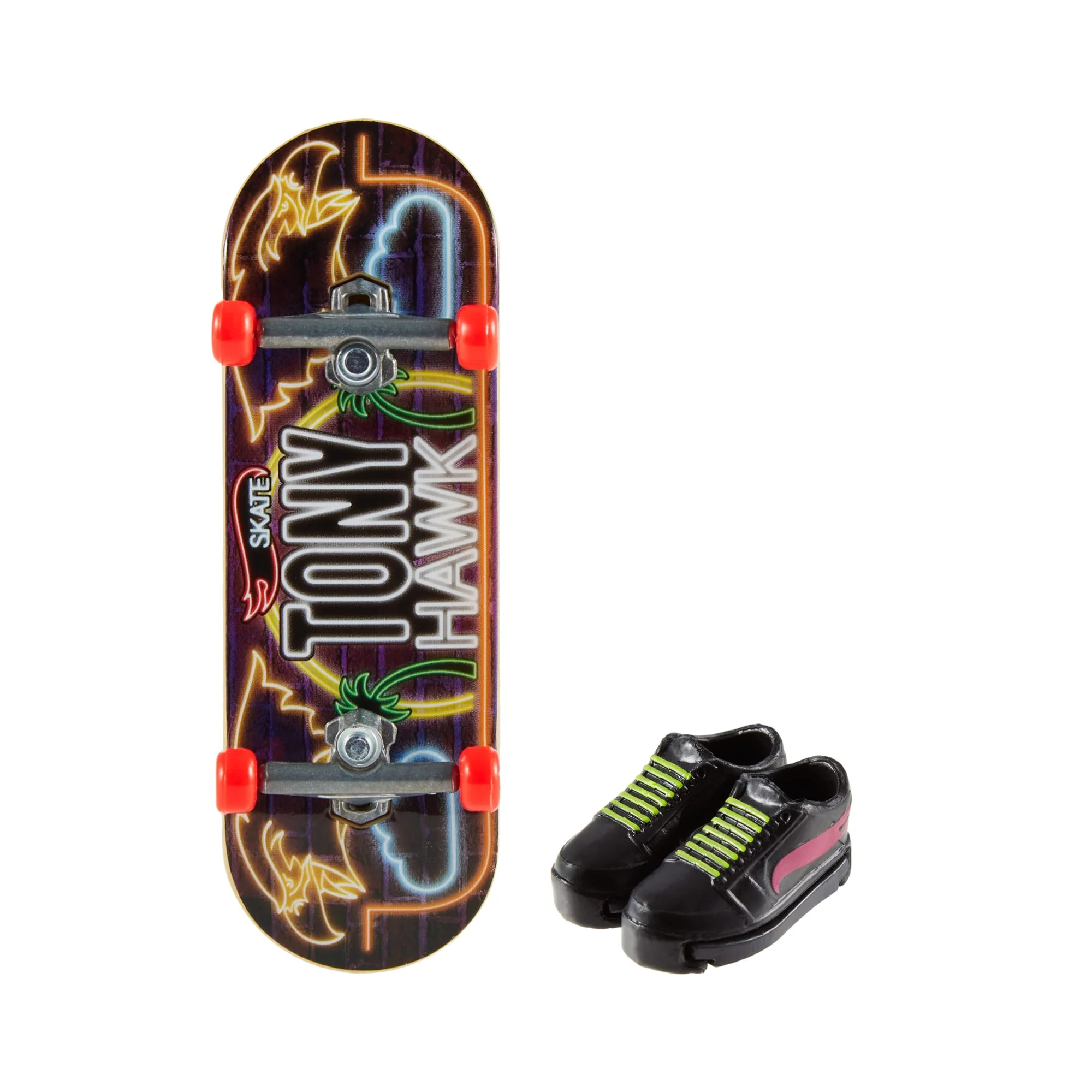 Hot Wheels Skate Tony Hawk Deskorolka + Buty Do Jazdy Palcami Asortyment - Image 5