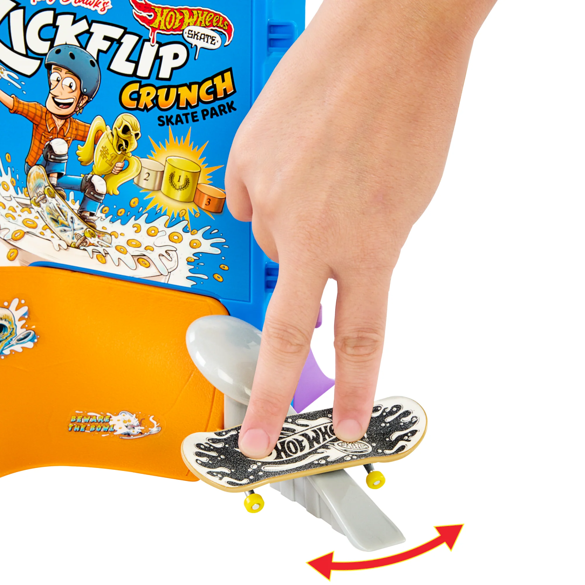 Hot Wheels Skate Tony Hawk – Śniadaniowa Rampa Zestaw - Image 4
