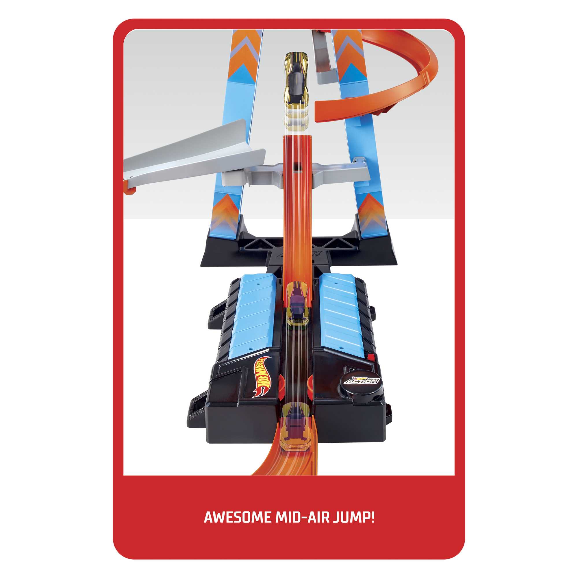 Hot Wheels Sky Crash Tower Track Set With Diecast Car - Image 5