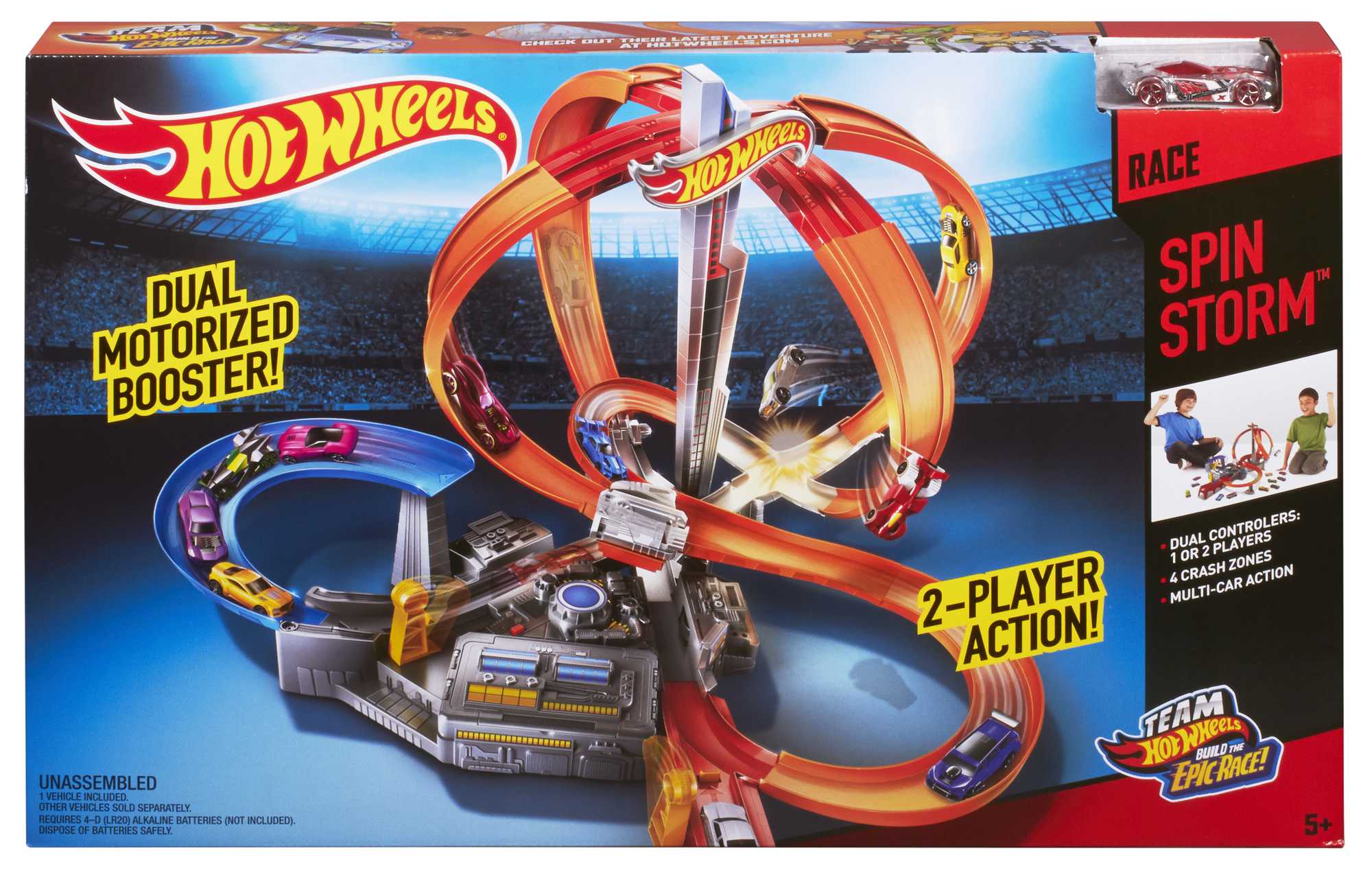 Hot Wheels Spin Storm Track Set - Image 6