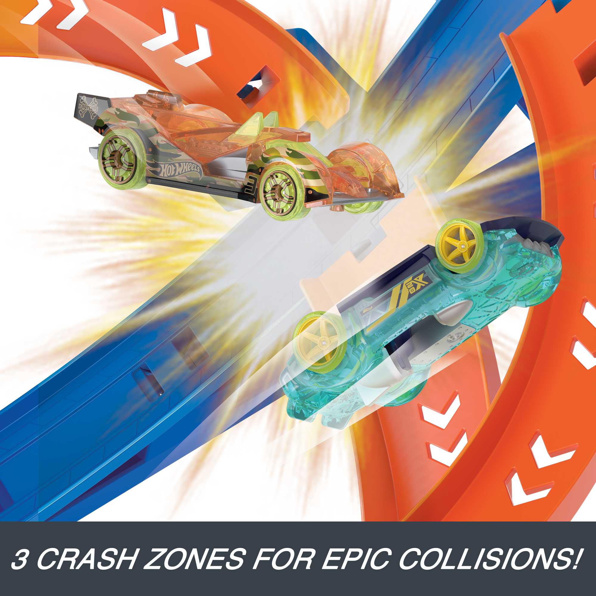 Hot Wheels Spiral Speed Crash Playset - Image 3