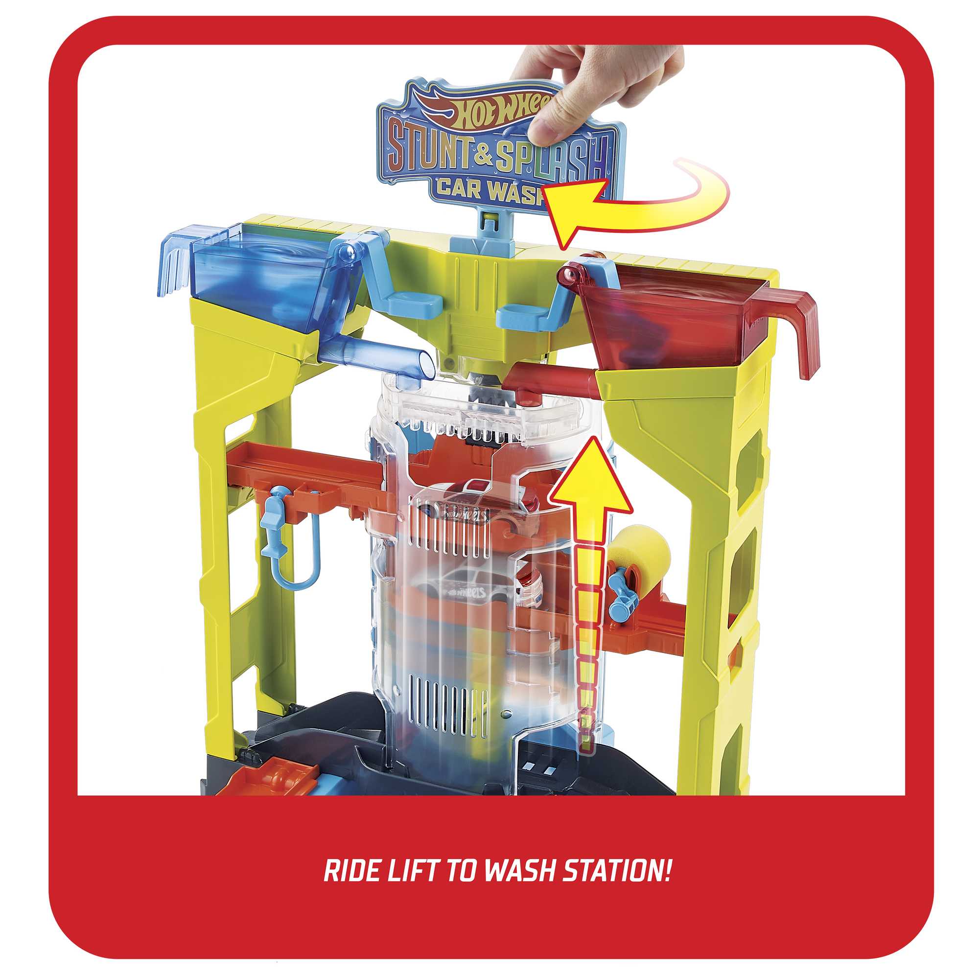 Hot Wheels Stunt & Splash Car Wash Playset - Image 3