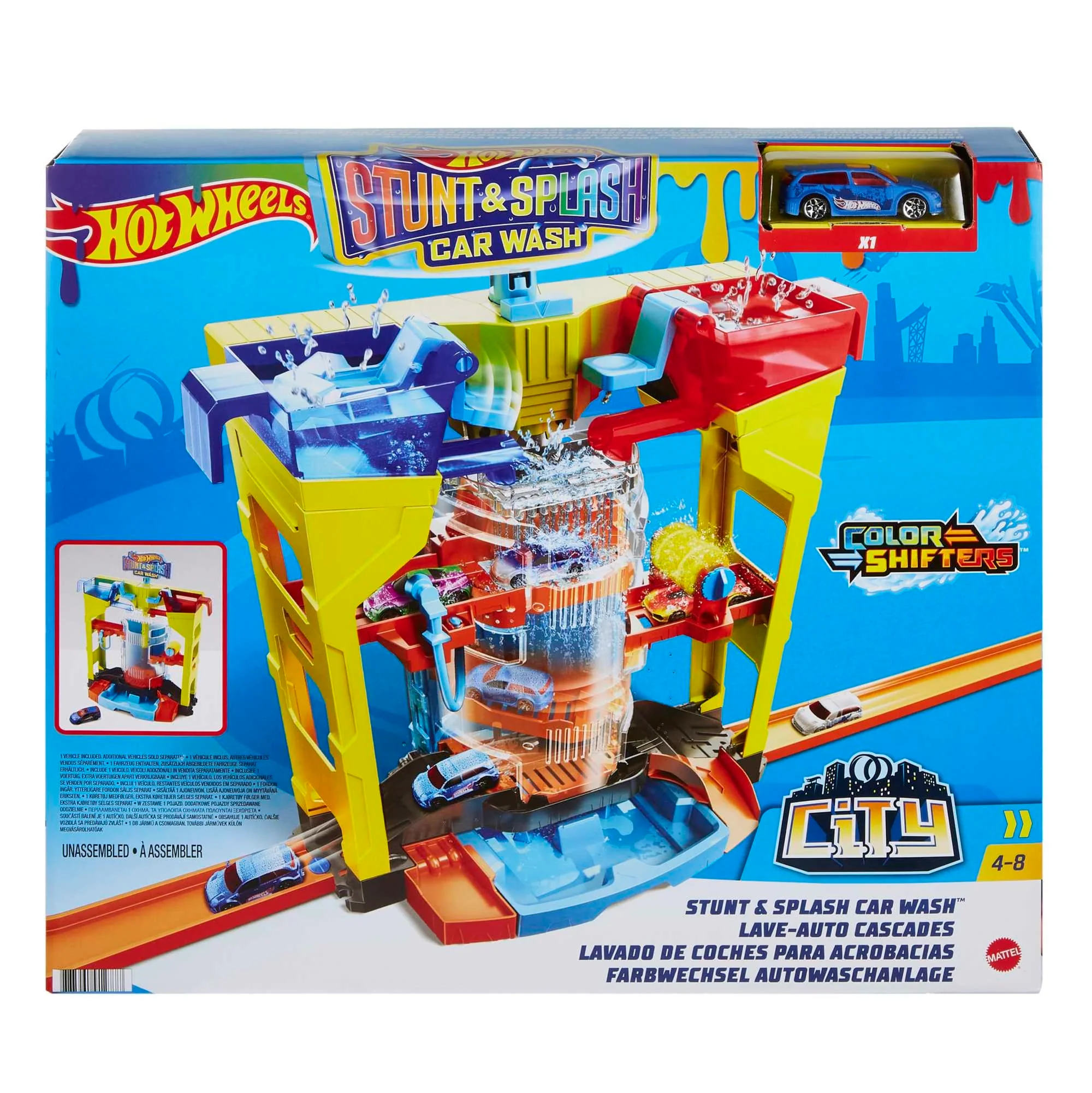 Hot Wheels Stunt & Splash Car Wash Playset - Image 6