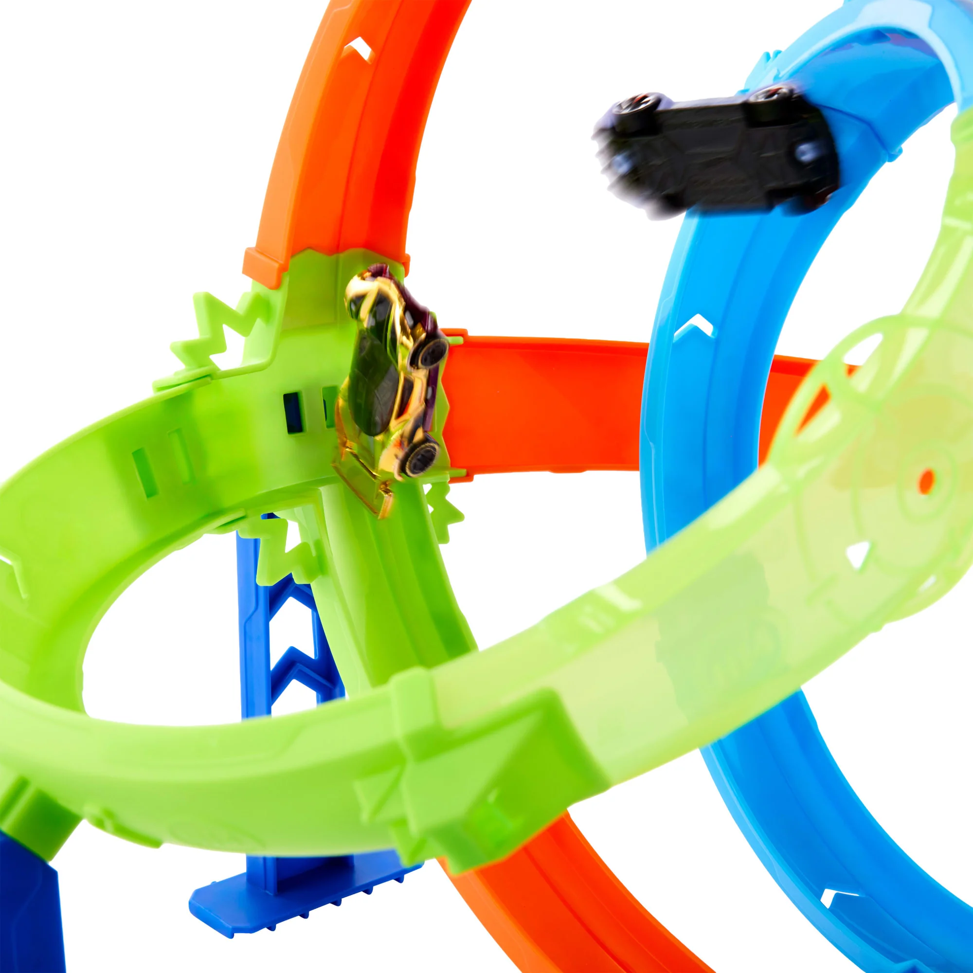 Hot Wheels Stunt Tracks Schnellstart-Looping-Trackset Und Die-Cast-Spielzeugauto Im Maßstab 1:64 - Image 2