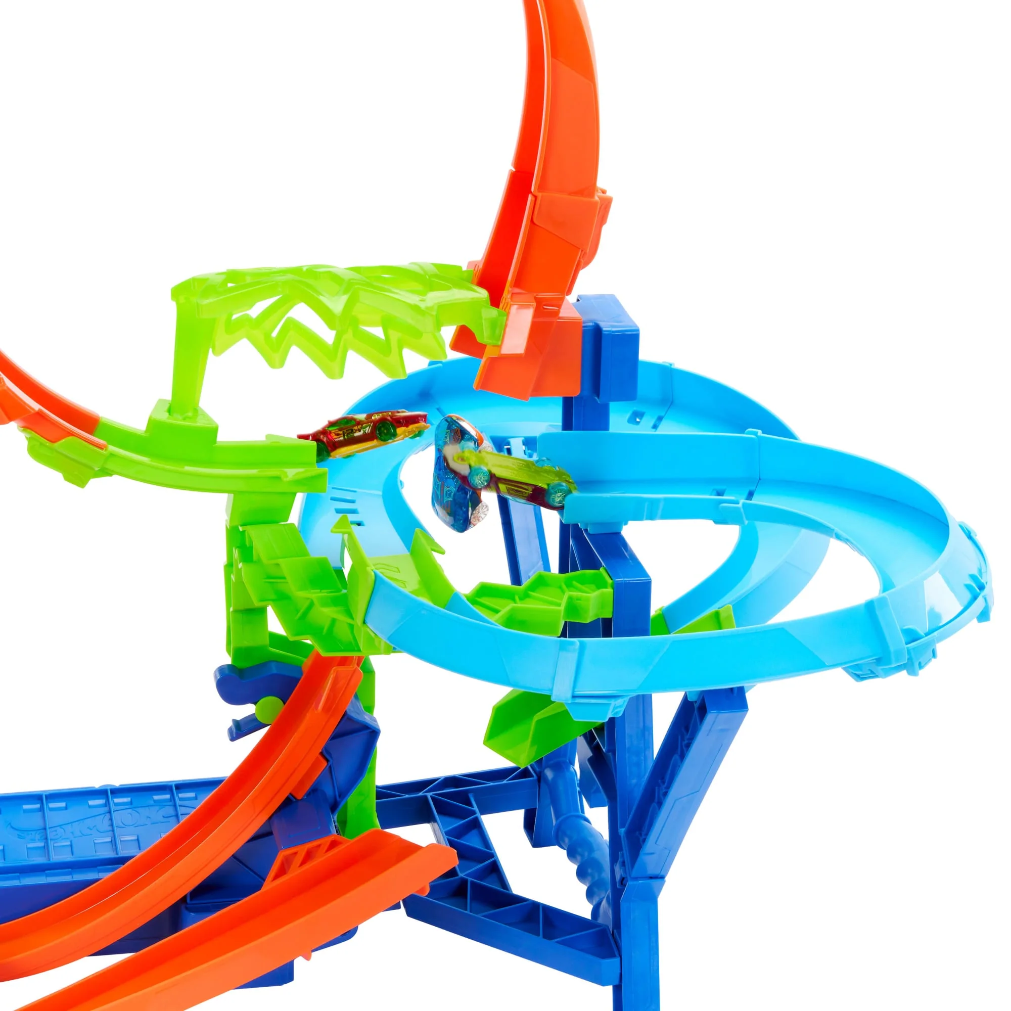 Hot Wheels Stunttrack Unendliche Crash-Action Spielset Mit Die-Cast-Spielzeugauto Im Maßstab 1:64 Und Batteriebetriebenem Beschleuniger - Image 4