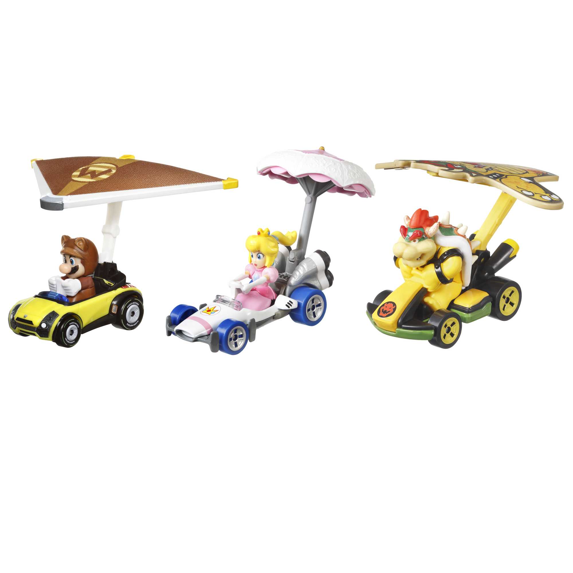 Hot Wheels Super Mario Character Car 3-Pack Collection - Image 3