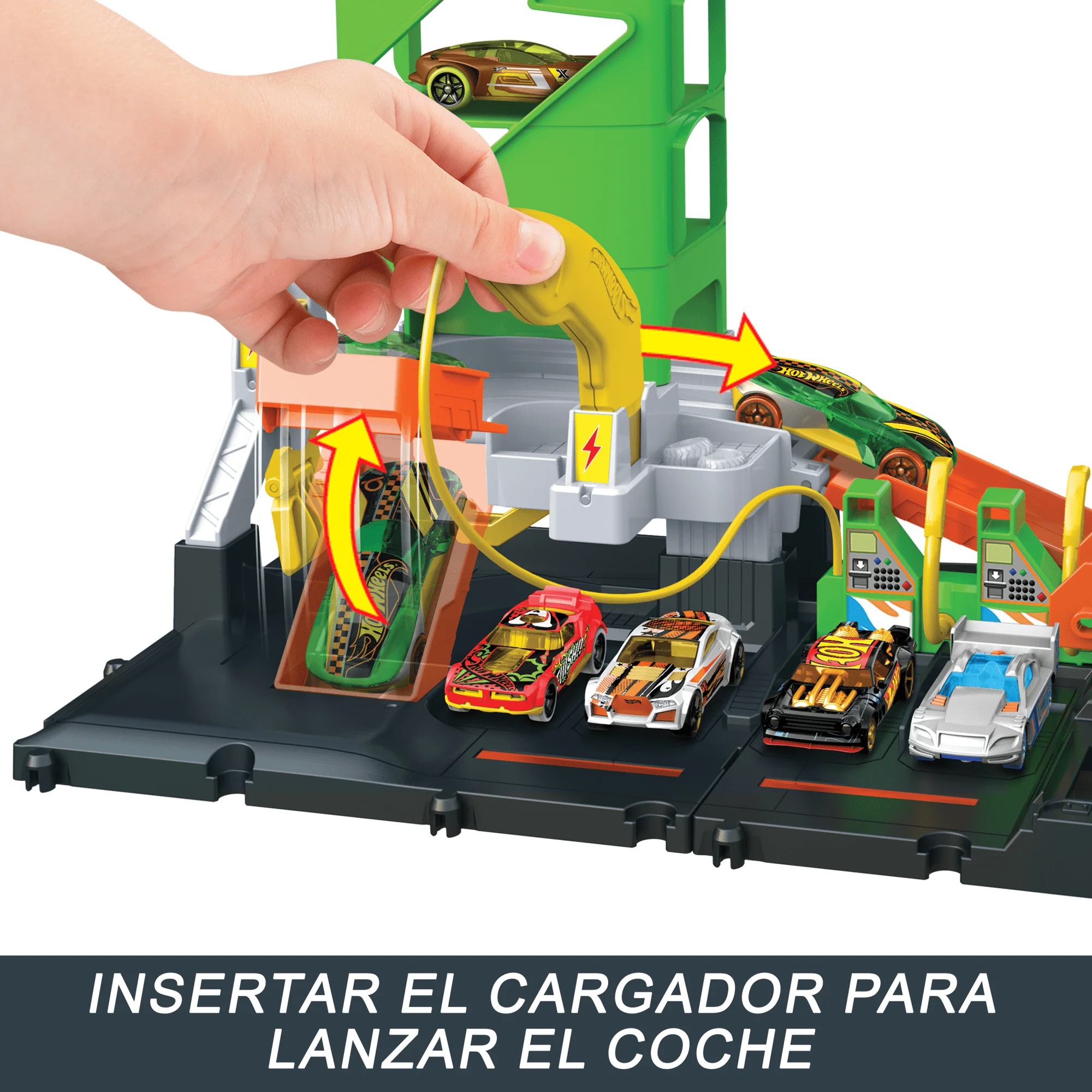 Hot Wheels City Estación De Carga De Eléctricos - Image 3