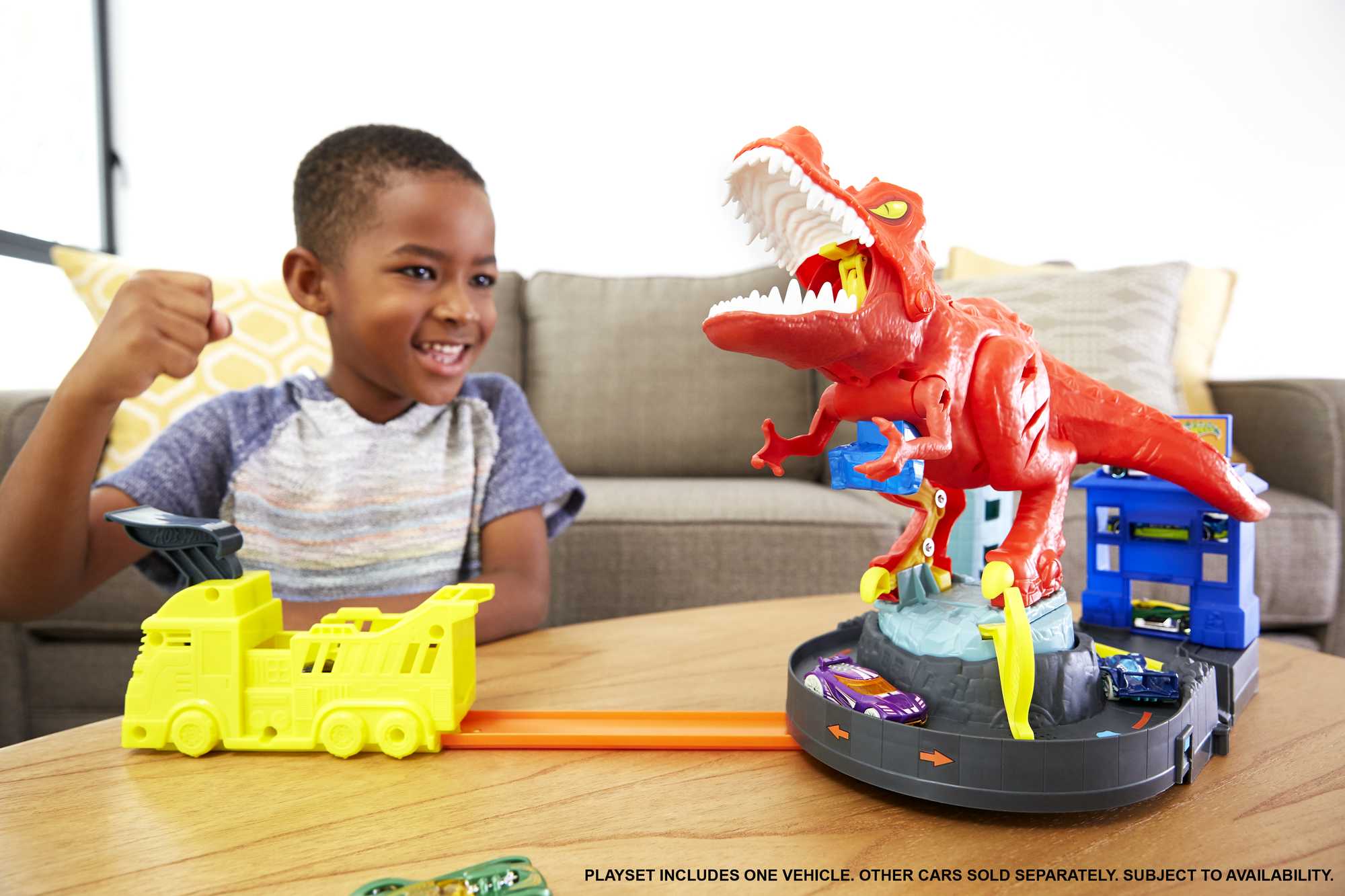 Hot Wheels T-Rex Rampage Playset - Image 4
