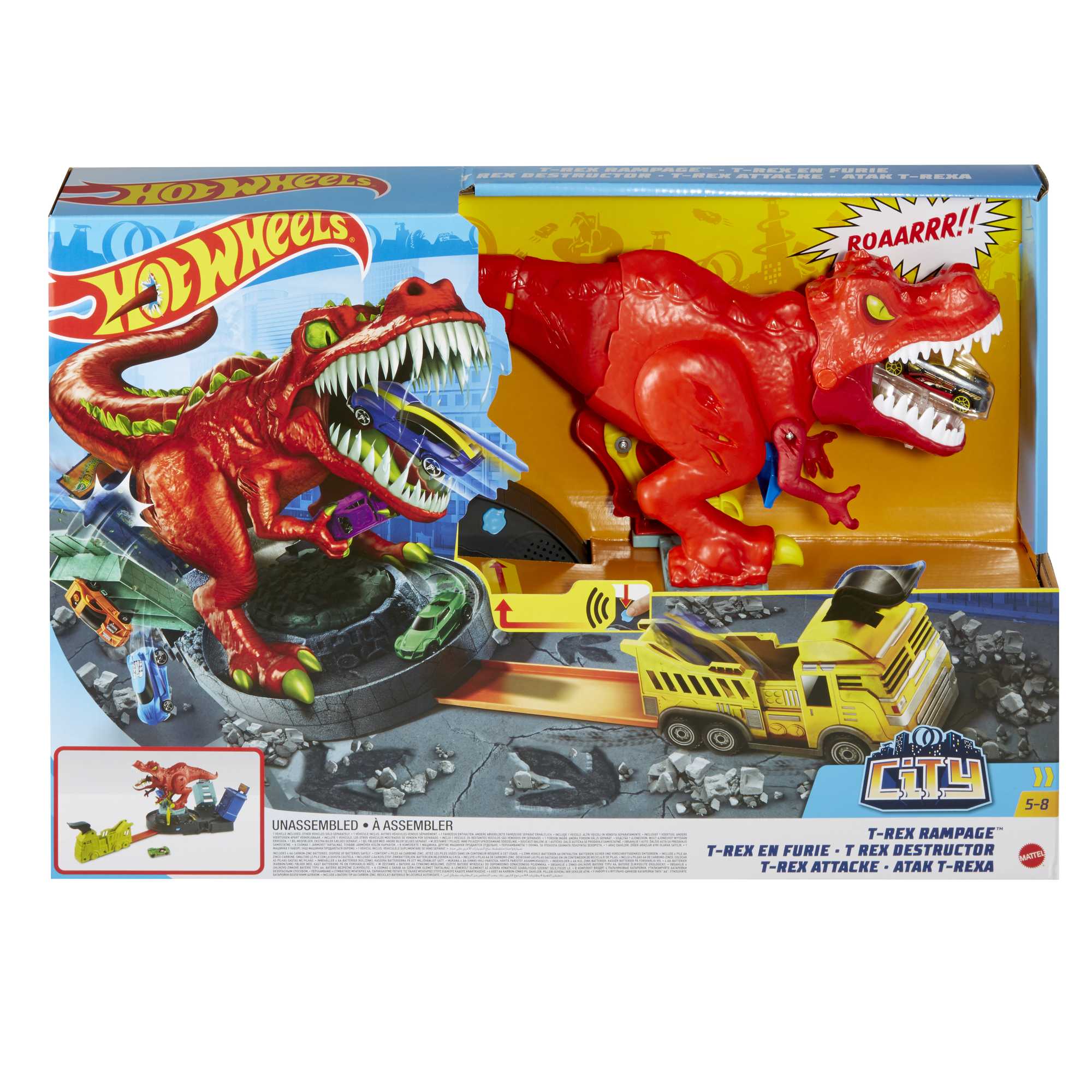 Hot Wheels T-Rex Rampage Playset - Image 5