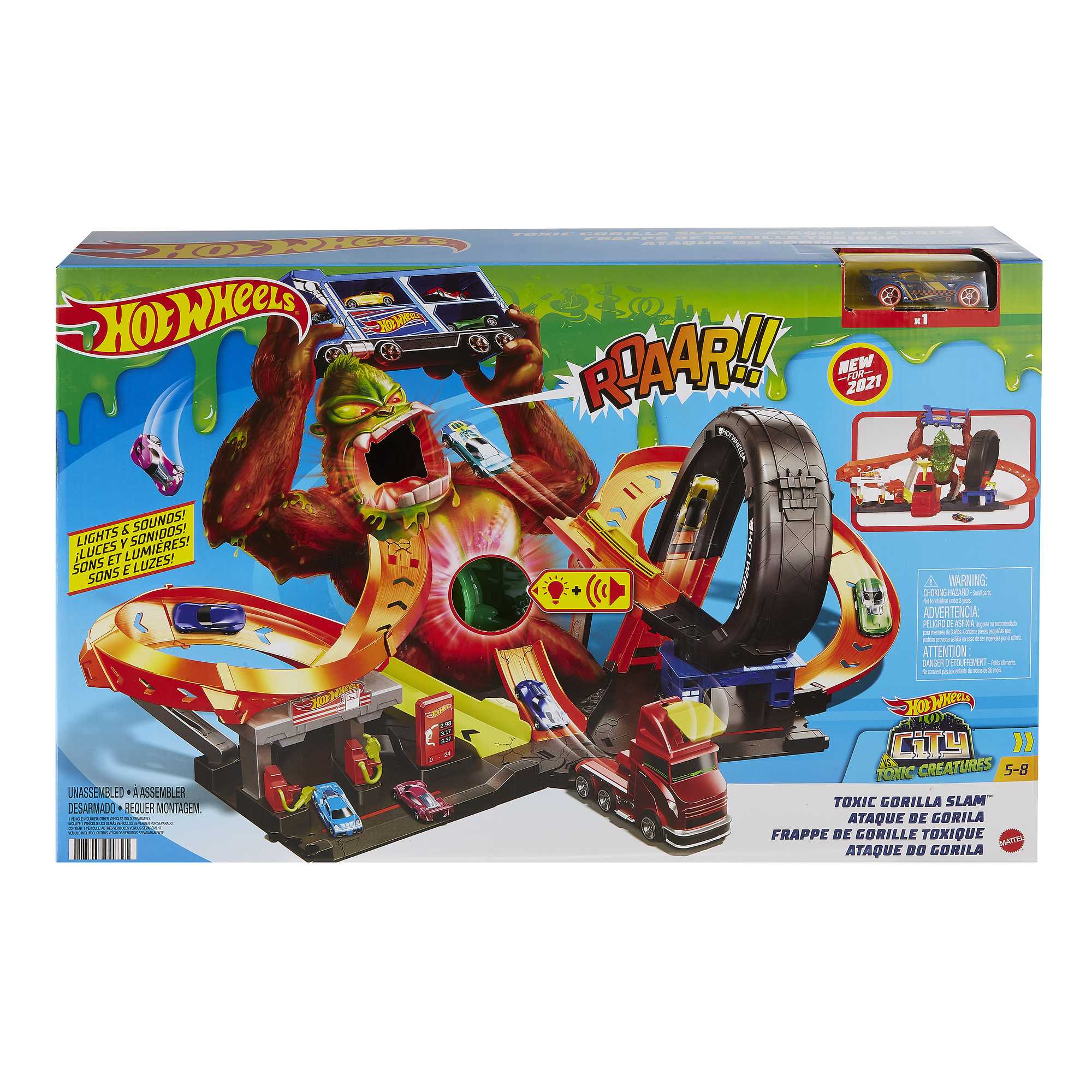 Hot Wheels Toxic Gorilla Slam - Image 6