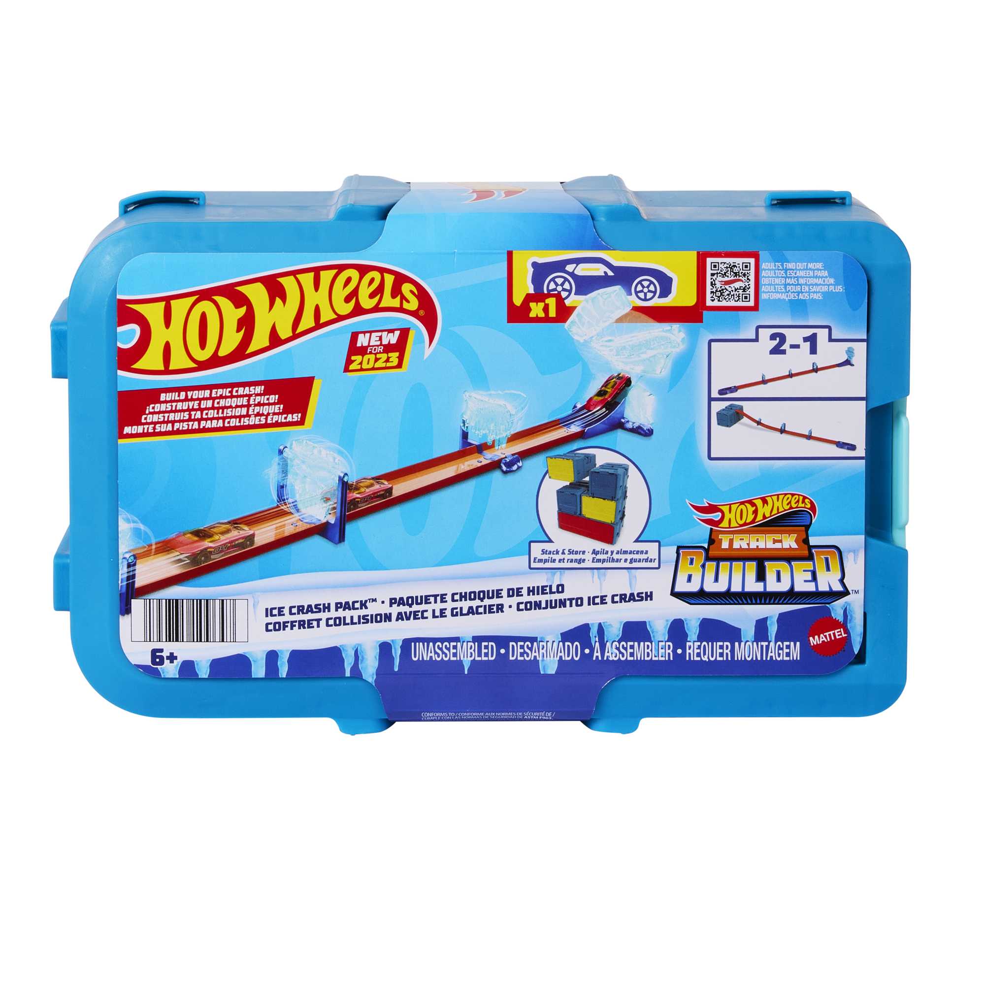 Hot Wheels Track Builder Ice Crash Pack - Image 6