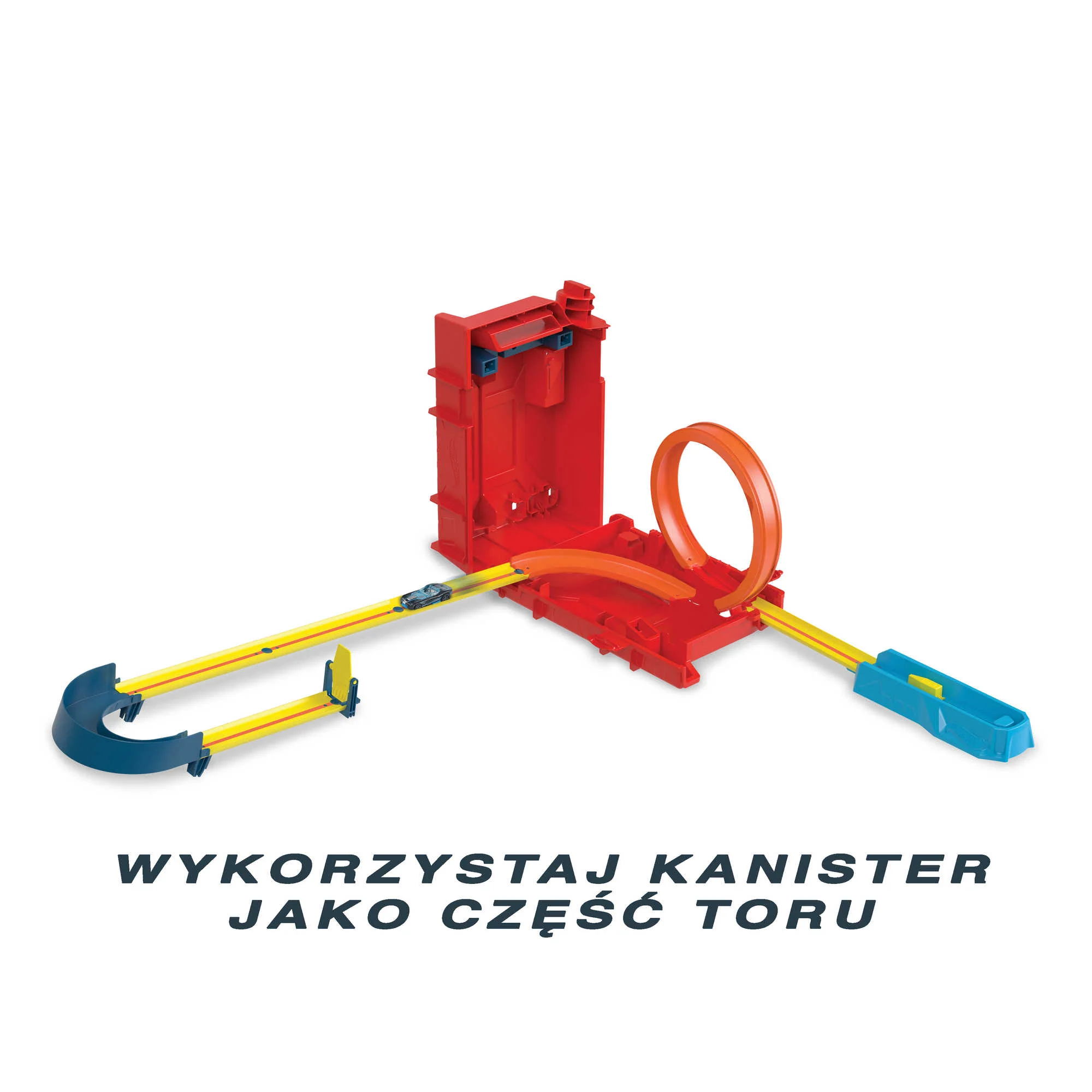 Hot Wheels® Track Builder Kanister Zestaw kaskaderski Pudełko - Image 3