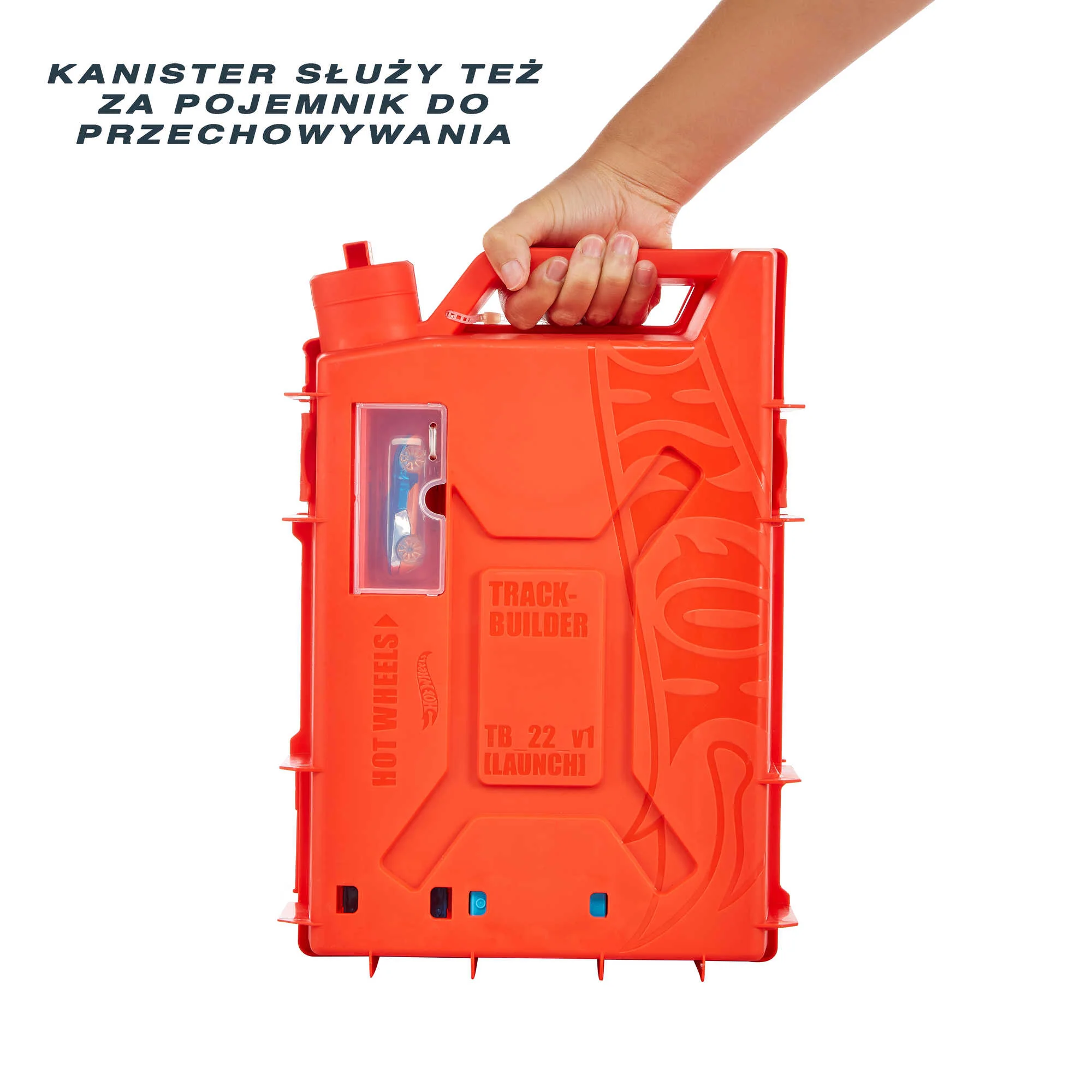 Hot Wheels® Track Builder Kanister Zestaw kaskaderski Pudełko - Image 5