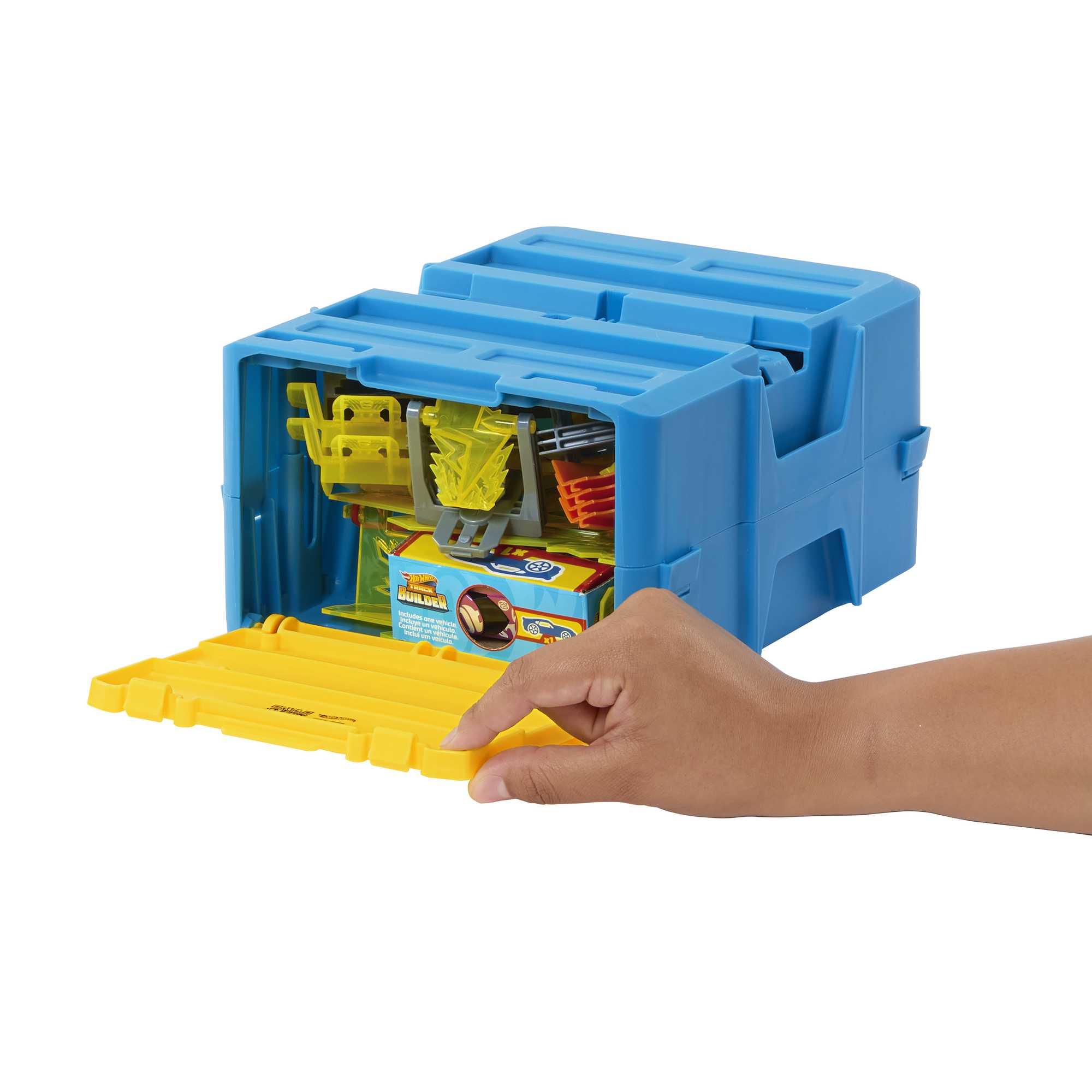 Hot Wheels Track Builder Lightning - Themed Track Set with 1 Toy Car - Image 3