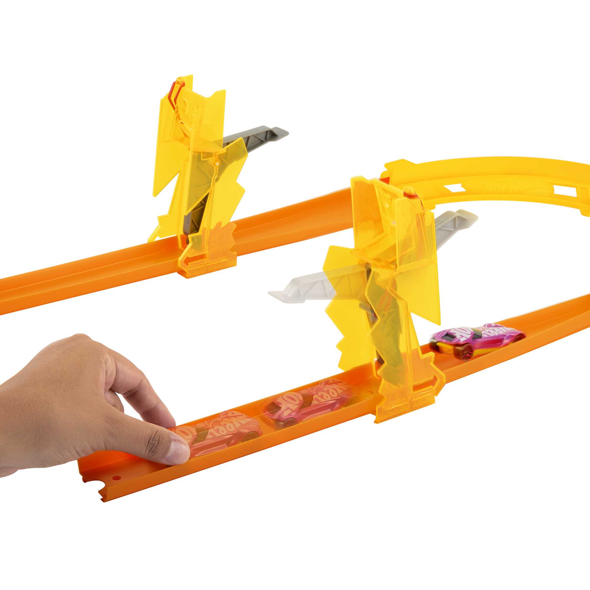 Hot Wheels Track Builder Lightning - Themed Track Set with 1 Toy Car - Image 4